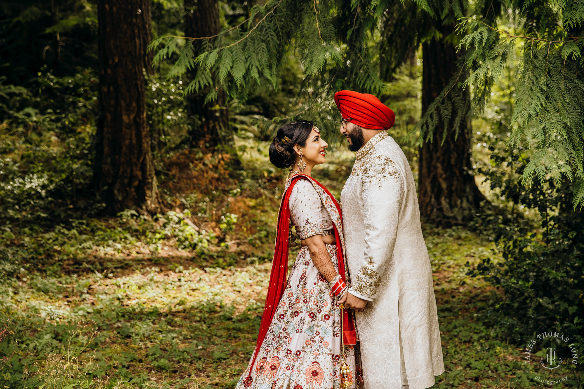 Sikh Punjabi wedding by Seattle wedding photographer James Thomas Long Photography