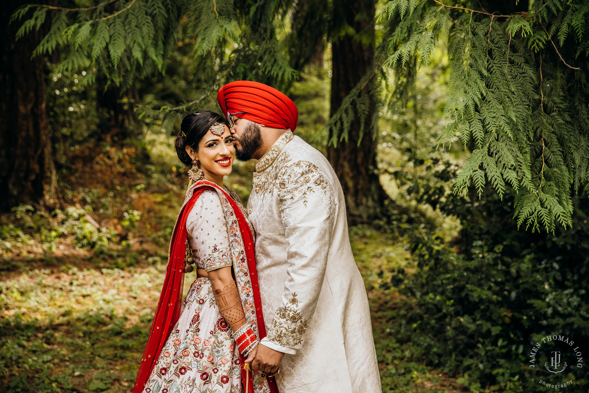 Sikh Punjabi wedding by Seattle wedding photographer James Thomas Long Photography