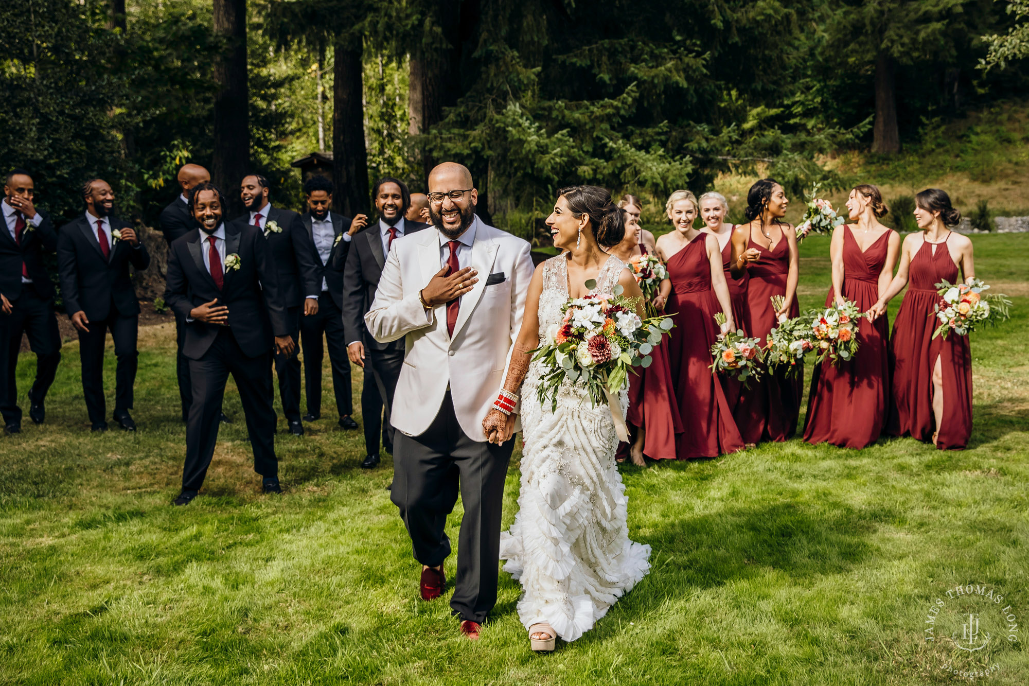 Evergreen Meadows Snoqualmie wedding by Seattle wedding photographer James Thomas Long Photography