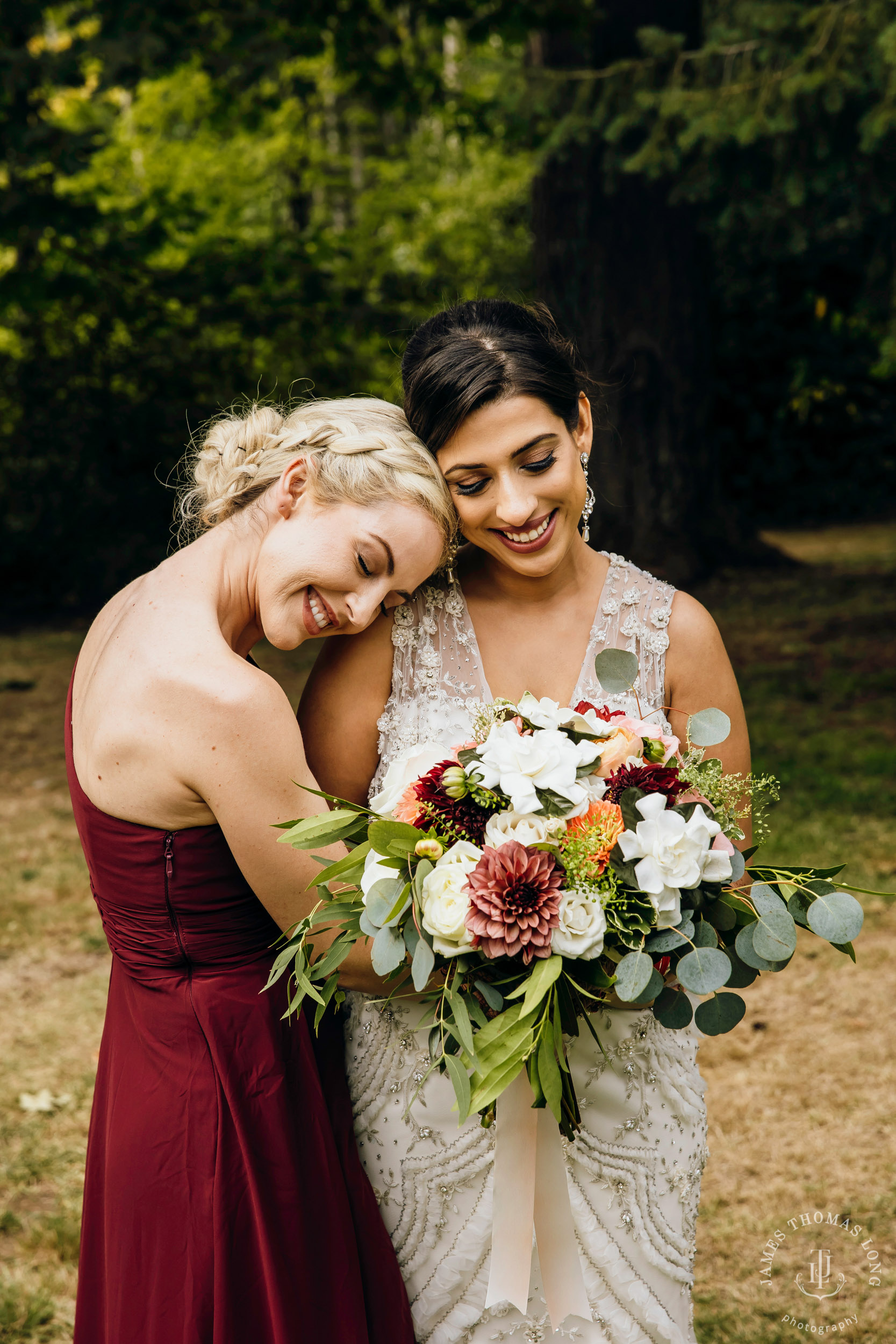 Evergreen Meadows Snoqualmie wedding by Seattle wedding photographer James Thomas Long Photography