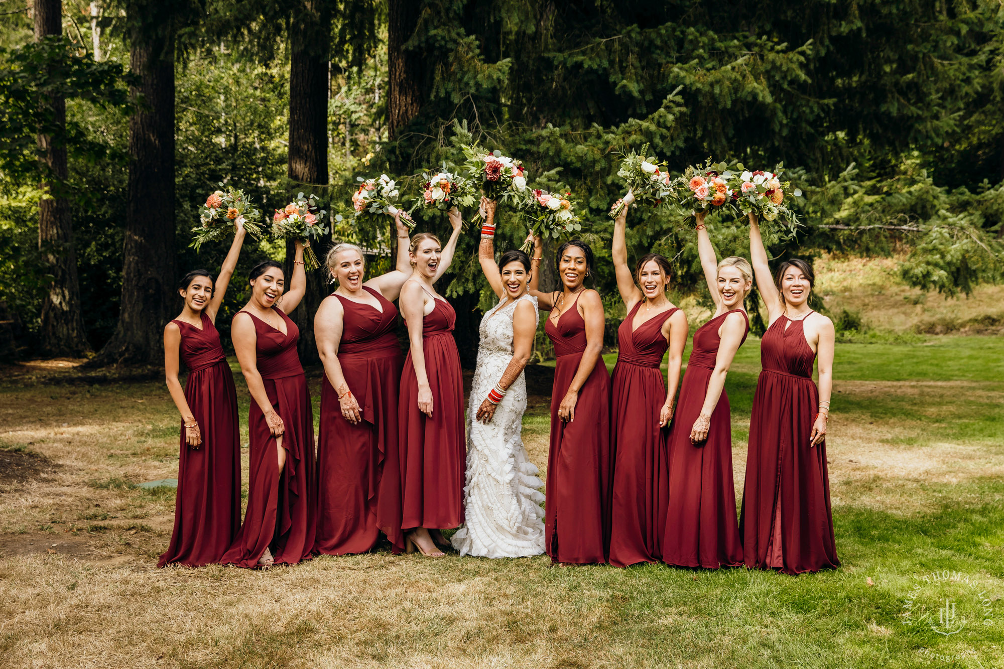 Evergreen Meadows Snoqualmie wedding by Seattle wedding photographer James Thomas Long Photography