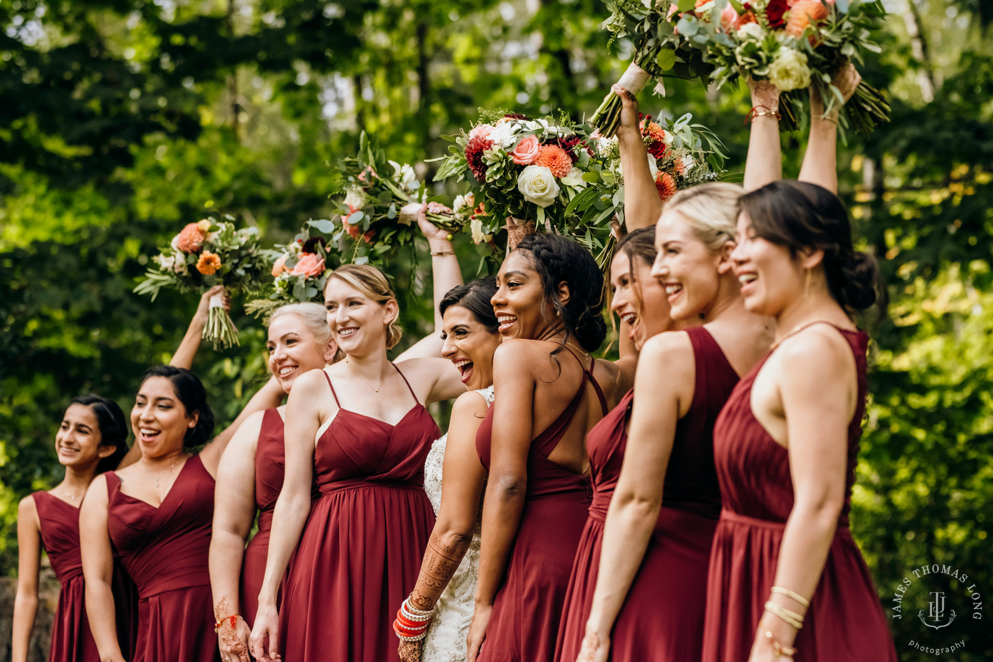 Evergreen Meadows Snoqualmie wedding by Seattle wedding photographer James Thomas Long Photography