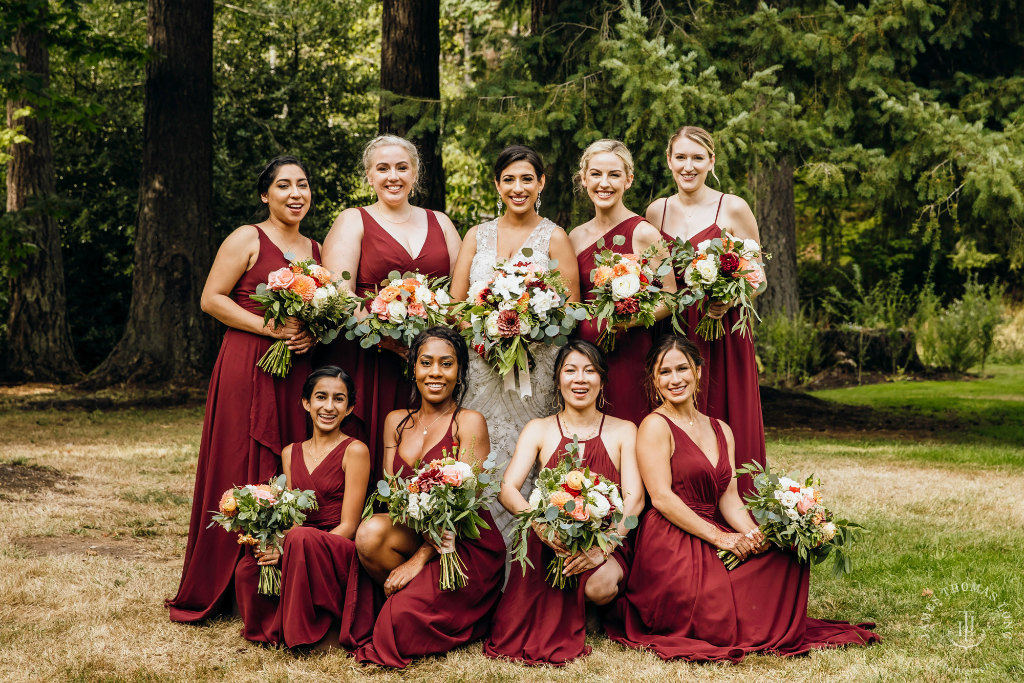 Evergreen Meadows Snoqualmie wedding by Seattle wedding photographer James Thomas Long Photography