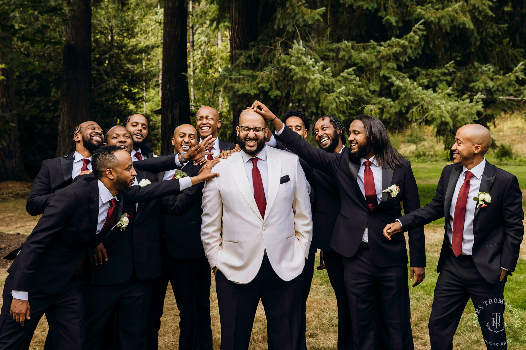 Evergreen Meadows Snoqualmie wedding by Seattle wedding photographer James Thomas Long Photography