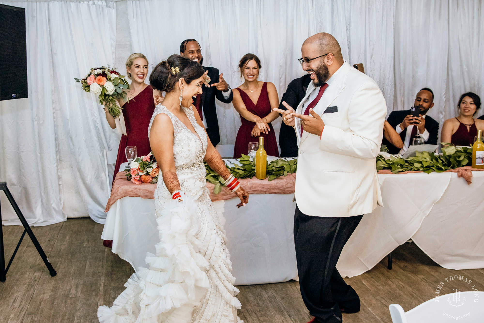 Evergreen Meadows Snoqualmie wedding by Seattle wedding photographer James Thomas Long Photography