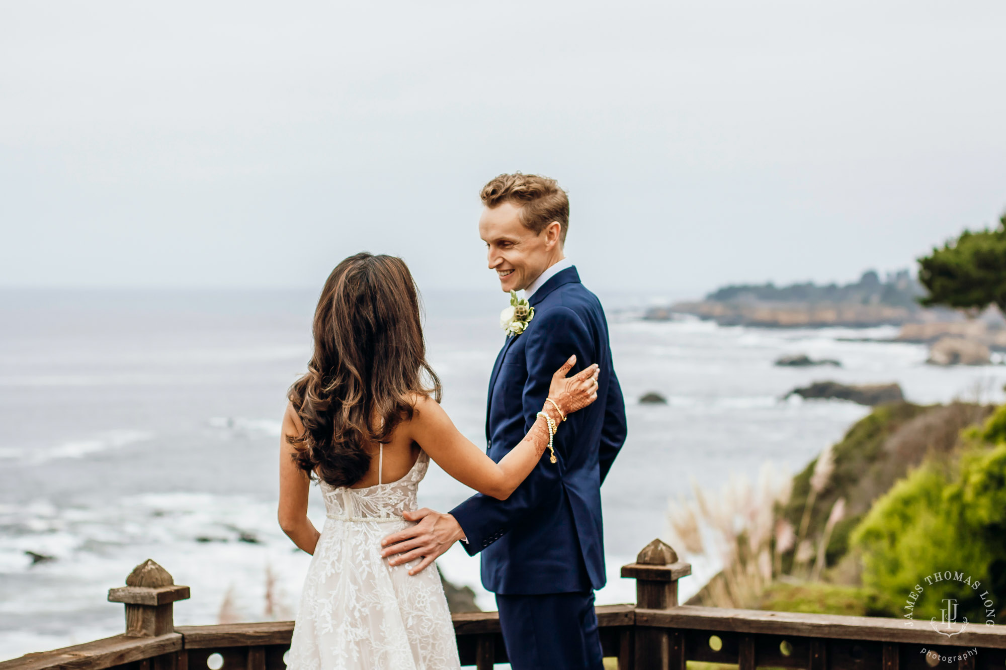 Destination wedding in Mendocino by Seattle wedding photographer James Thomas Long Photography