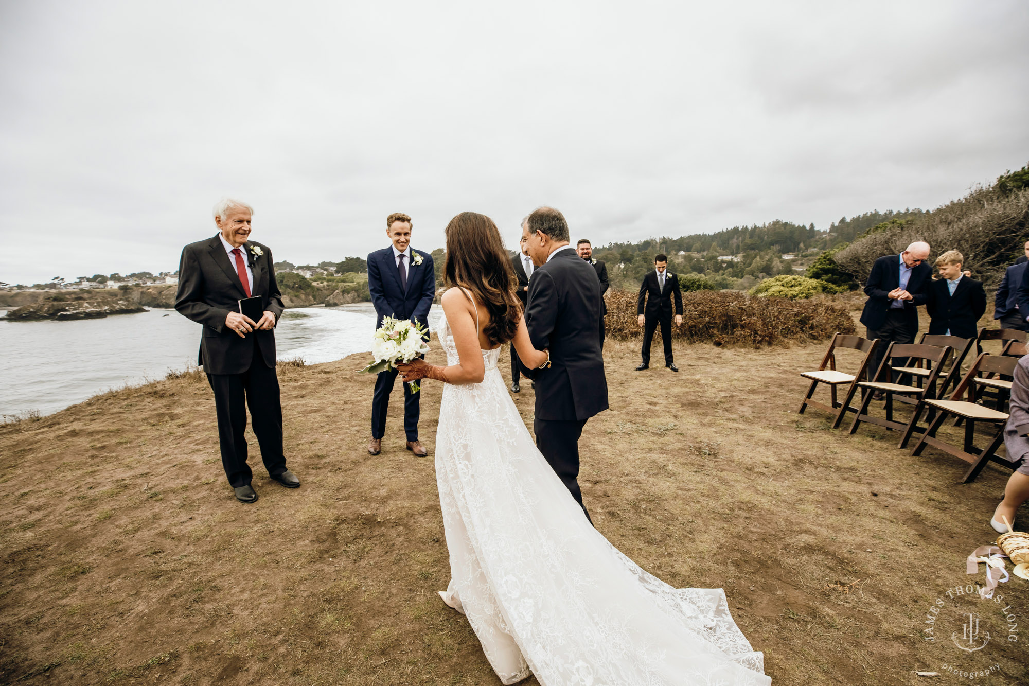 Destination wedding in Mendocino by Seattle wedding photographer James Thomas Long Photography