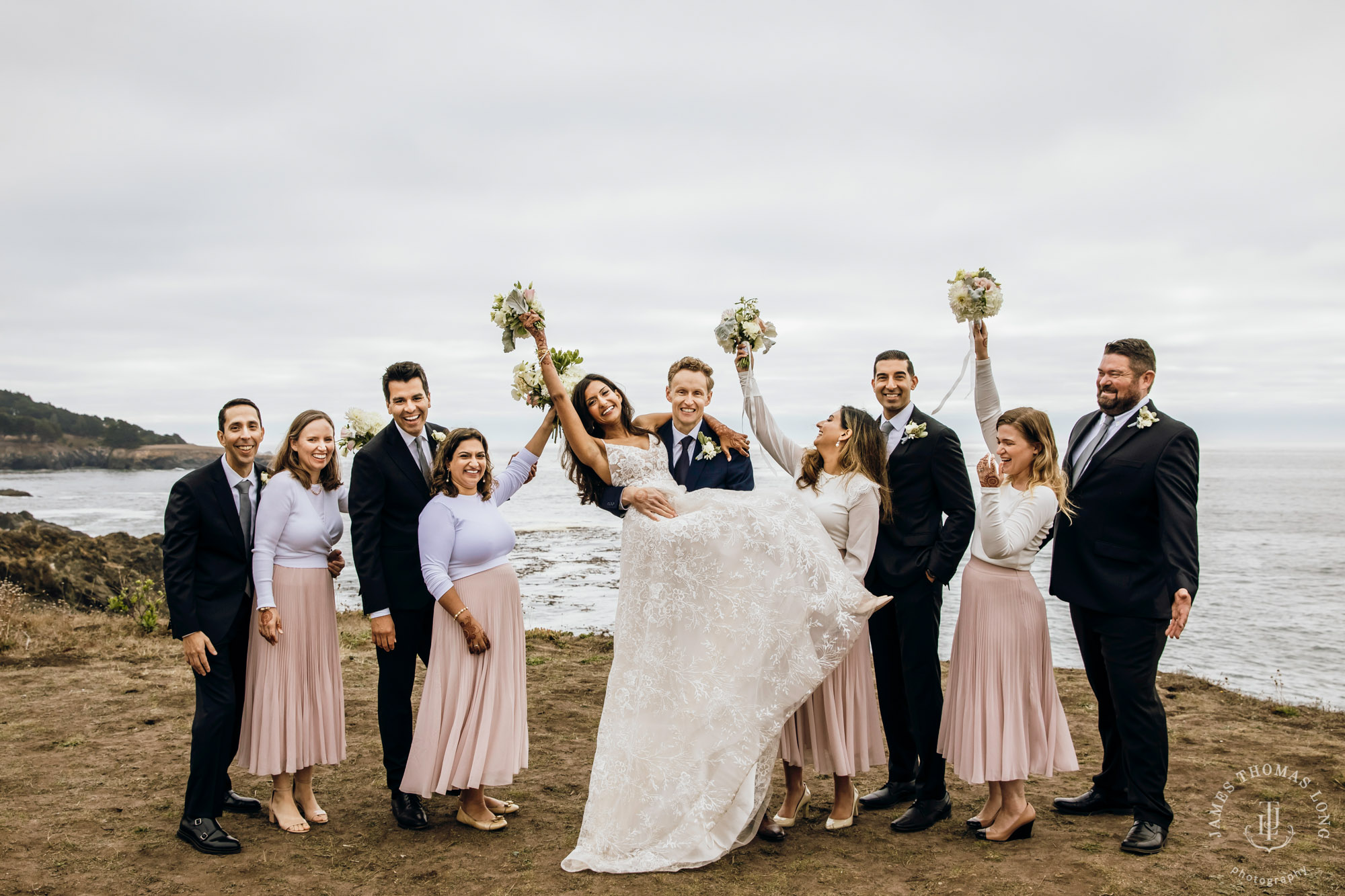 Destination wedding in Mendocino by Seattle wedding photographer James Thomas Long Photography