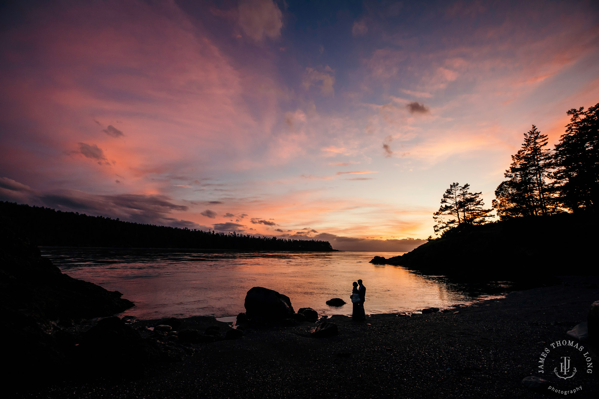 Adventure engagement session in the Puget Sound by Seattle wedding photographer James Thomas Long Photography