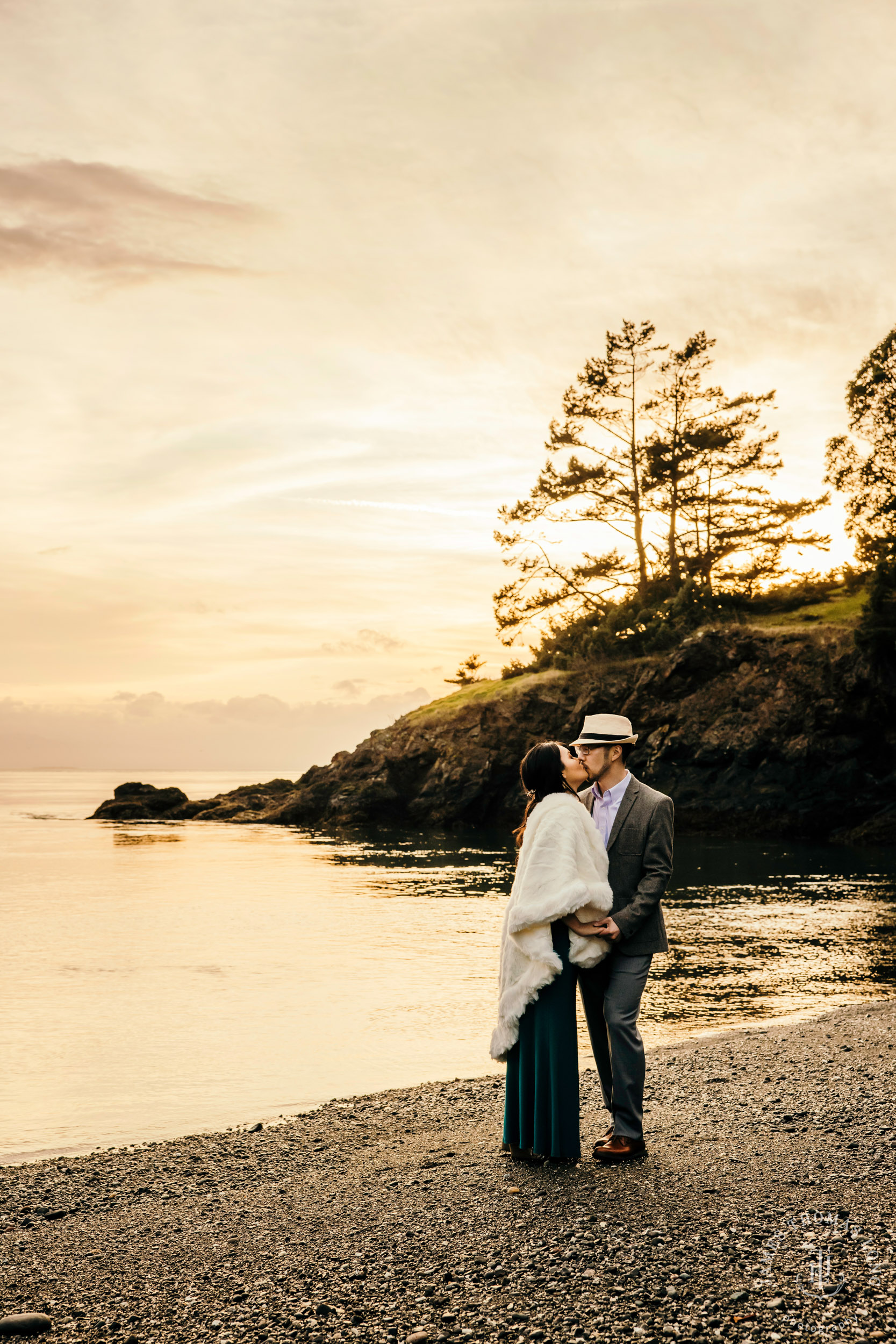 Adventure engagement session in the Puget Sound by Seattle wedding photographer James Thomas Long Photography