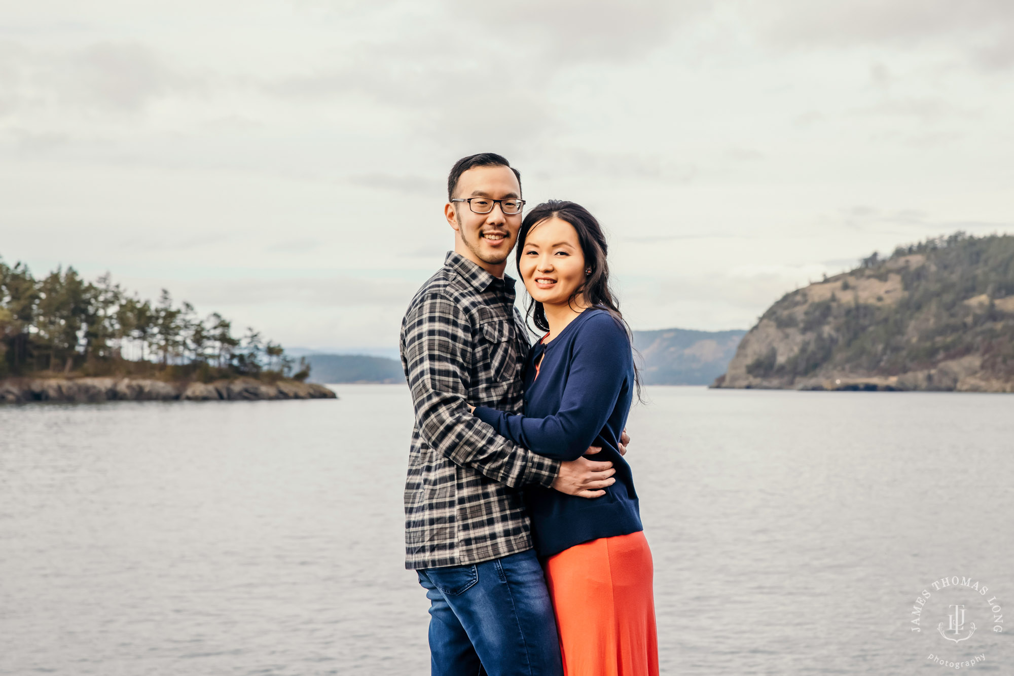 Adventure engagement session in the Puget Sound by Seattle wedding photographer James Thomas Long Photography