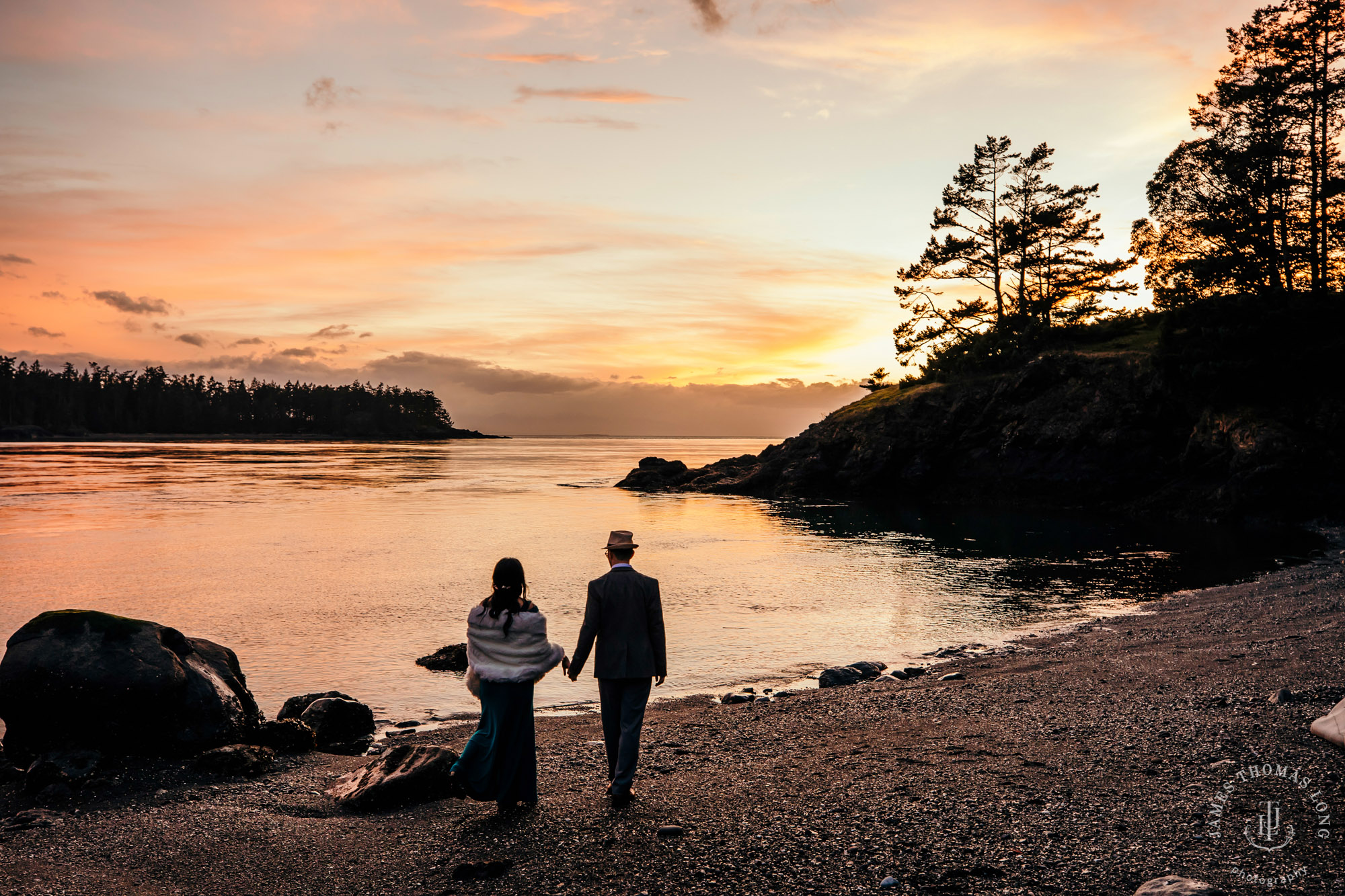 Adventure engagement session in the Puget Sound by Seattle wedding photographer James Thomas Long Photography