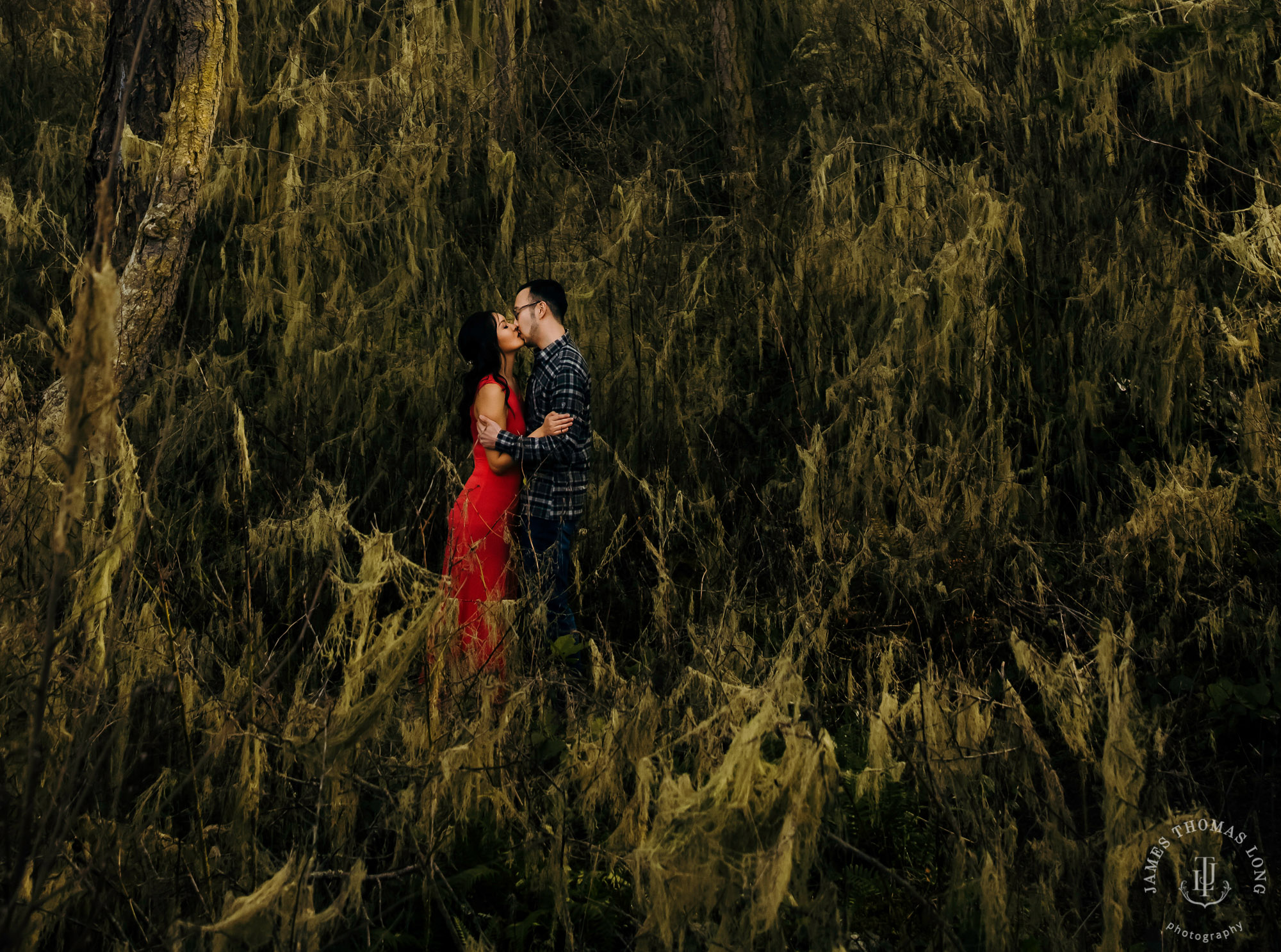 Adventure engagement session in the Puget Sound by Seattle wedding photographer James Thomas Long Photography