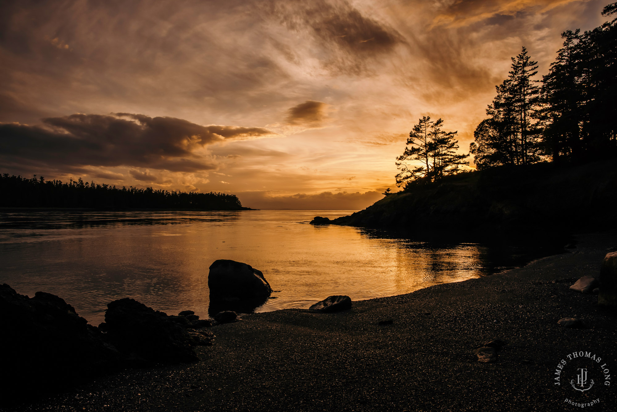 Adventure engagement session in the Puget Sound by Seattle wedding photographer James Thomas Long Photography