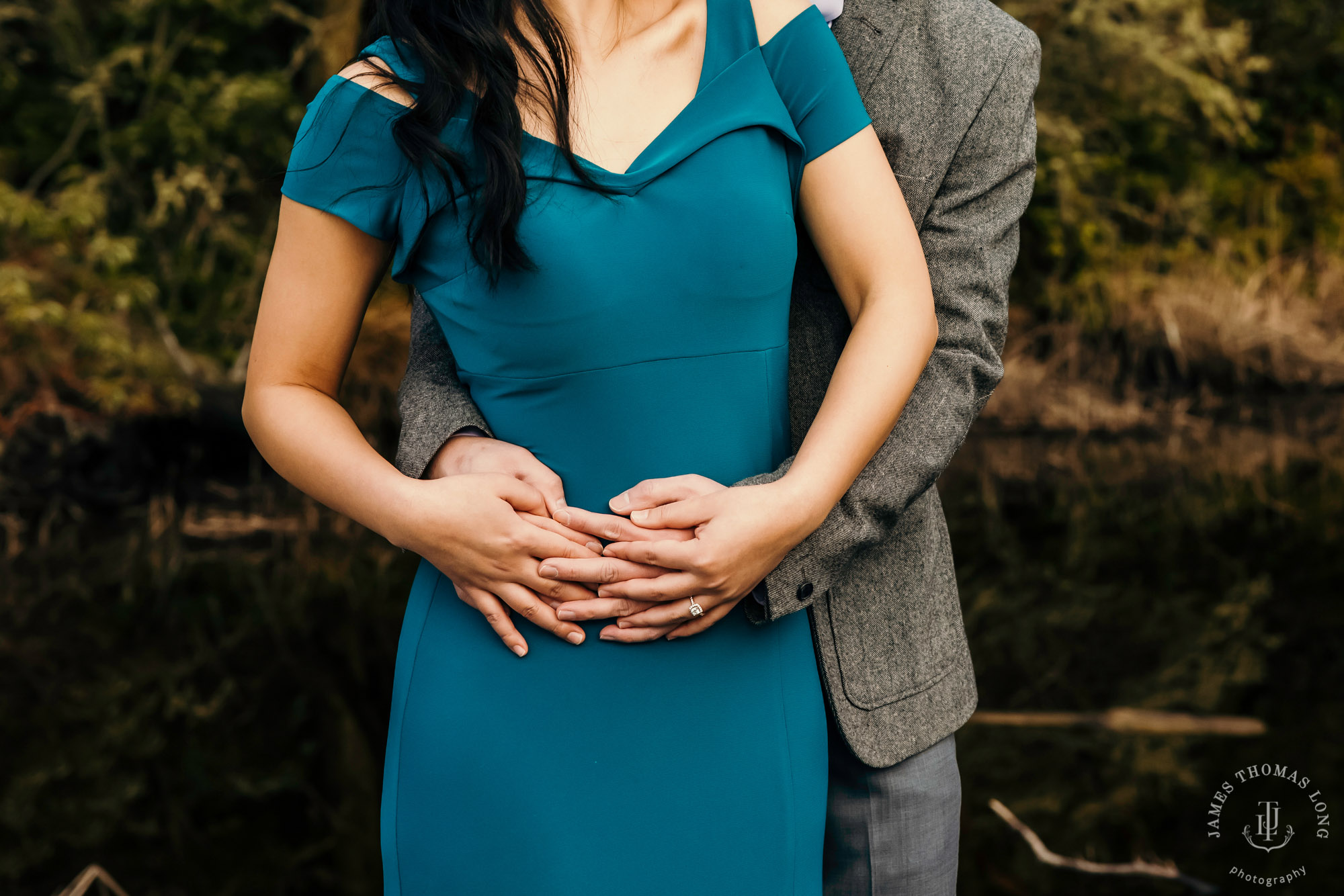 Adventure engagement session in the Puget Sound by Seattle wedding photographer James Thomas Long Photography