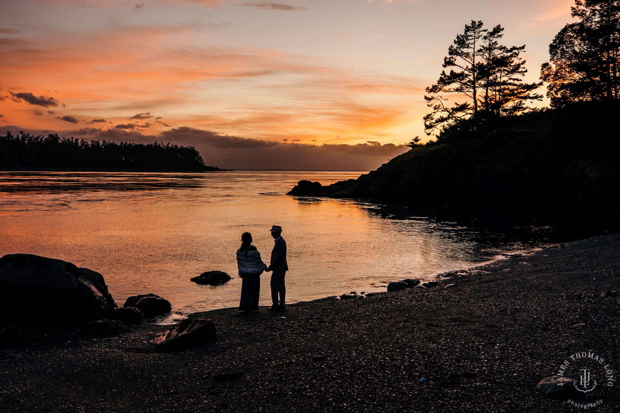 Adventure engagement session in the Puget Sound by Seattle wedding photographer James Thomas Long Photography