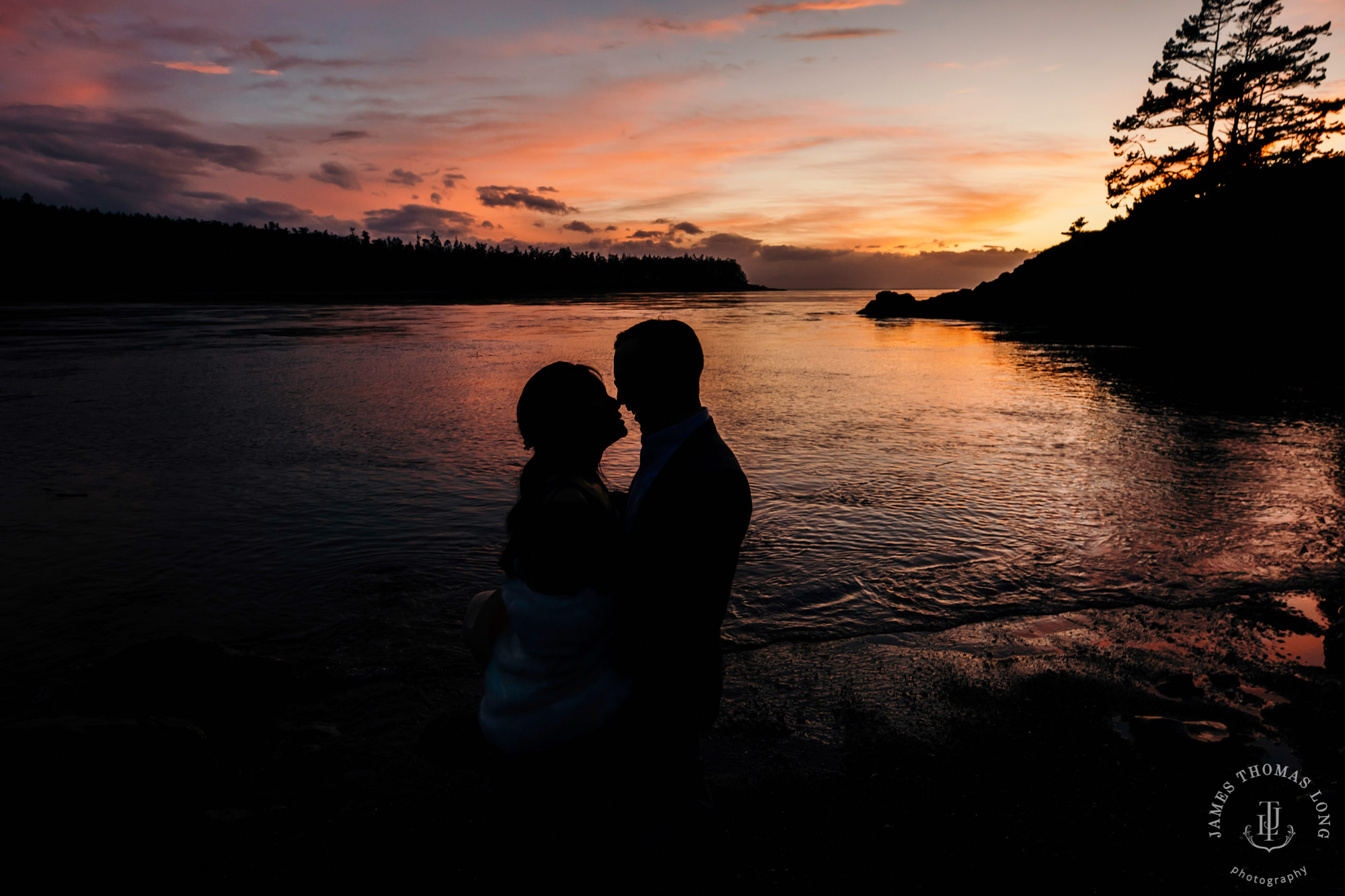 Adventure engagement session in the Puget Sound by Seattle wedding photographer James Thomas Long Photography