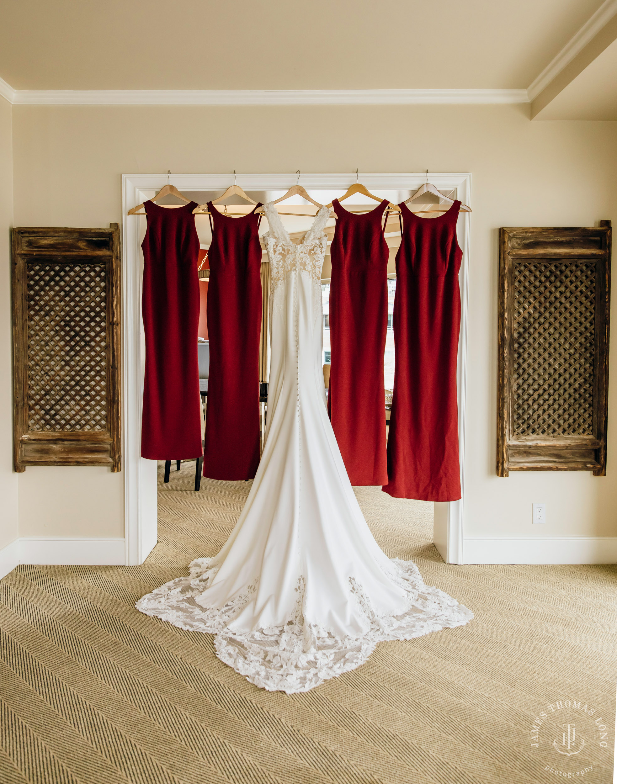 Woodmark Hotel Kirkland wedding by Seattle wedding photographer James Thomas Long Photography