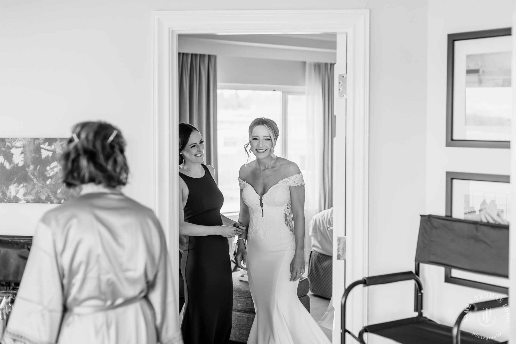 Woodmark Hotel Kirkland wedding by Seattle wedding photographer James Thomas Long Photography