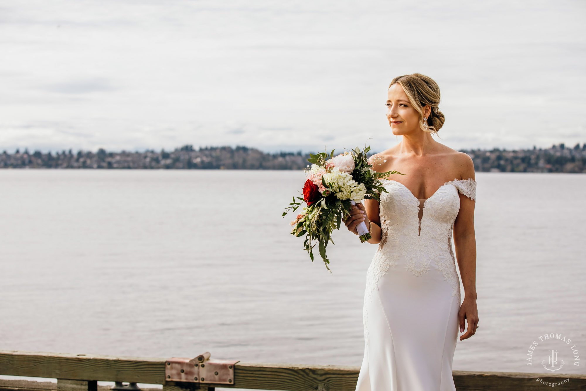 Woodmark Hotel Kirkland wedding by Seattle wedding photographer James Thomas Long Photography