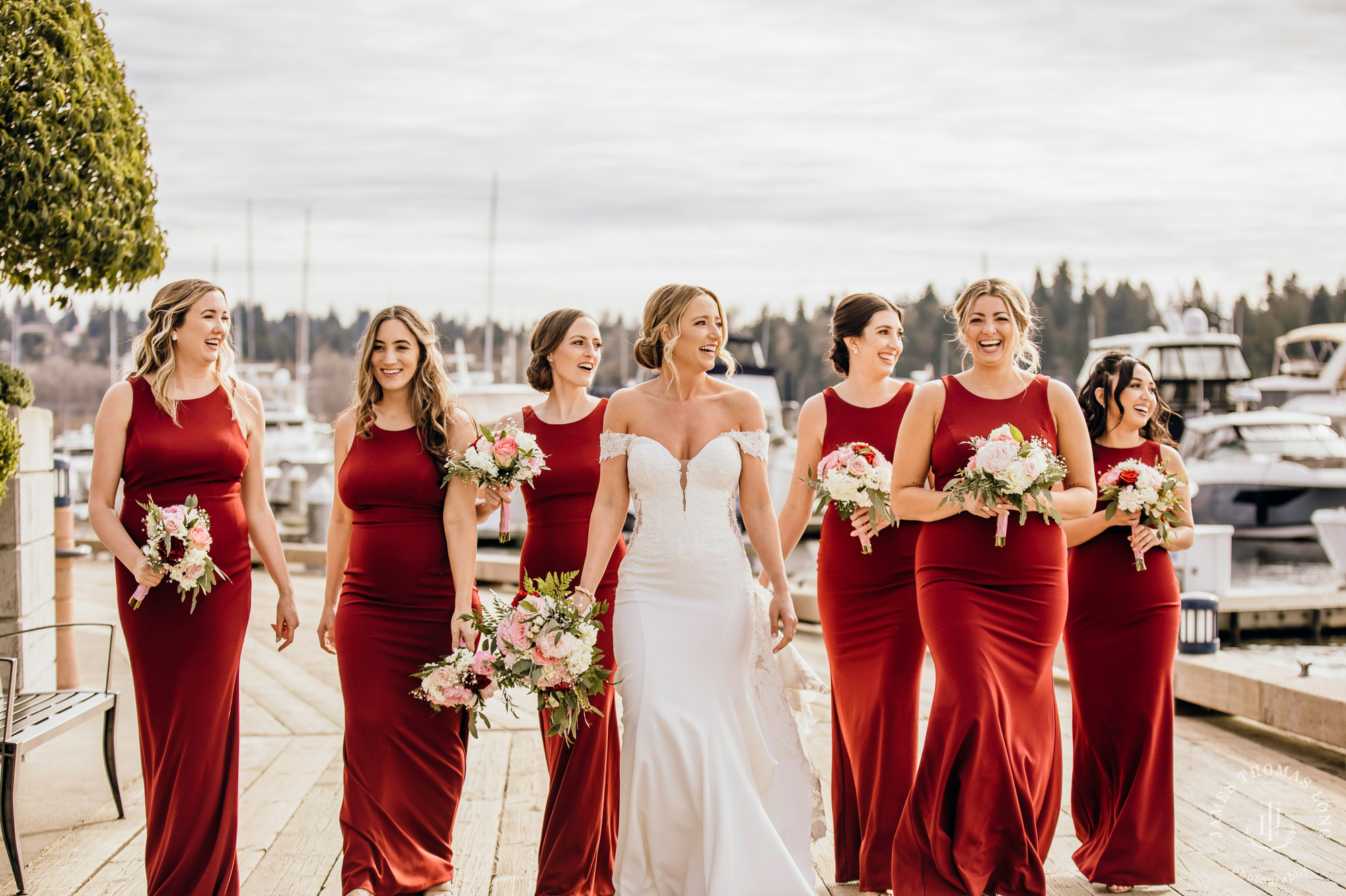 Woodmark Hotel Kirkland wedding by Seattle wedding photographer James Thomas Long Photography