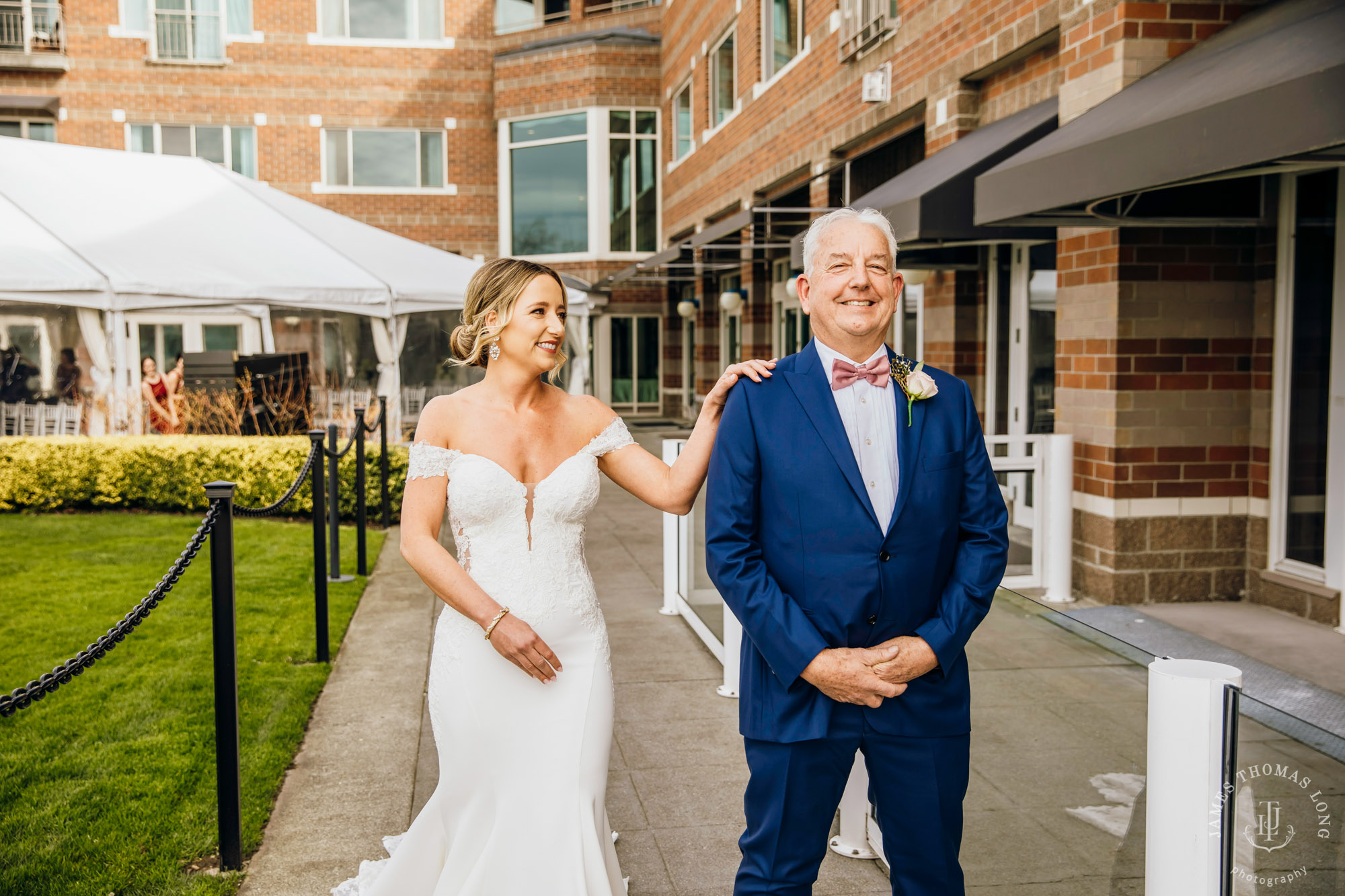 Woodmark Hotel Kirkland wedding by Seattle wedding photographer James Thomas Long Photography