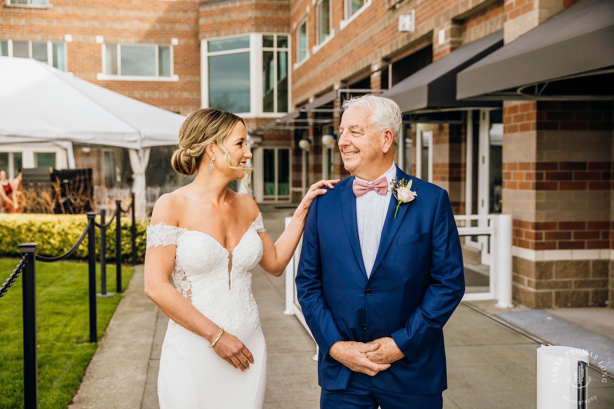 Woodmark Hotel Kirkland wedding by Seattle wedding photographer James Thomas Long Photography