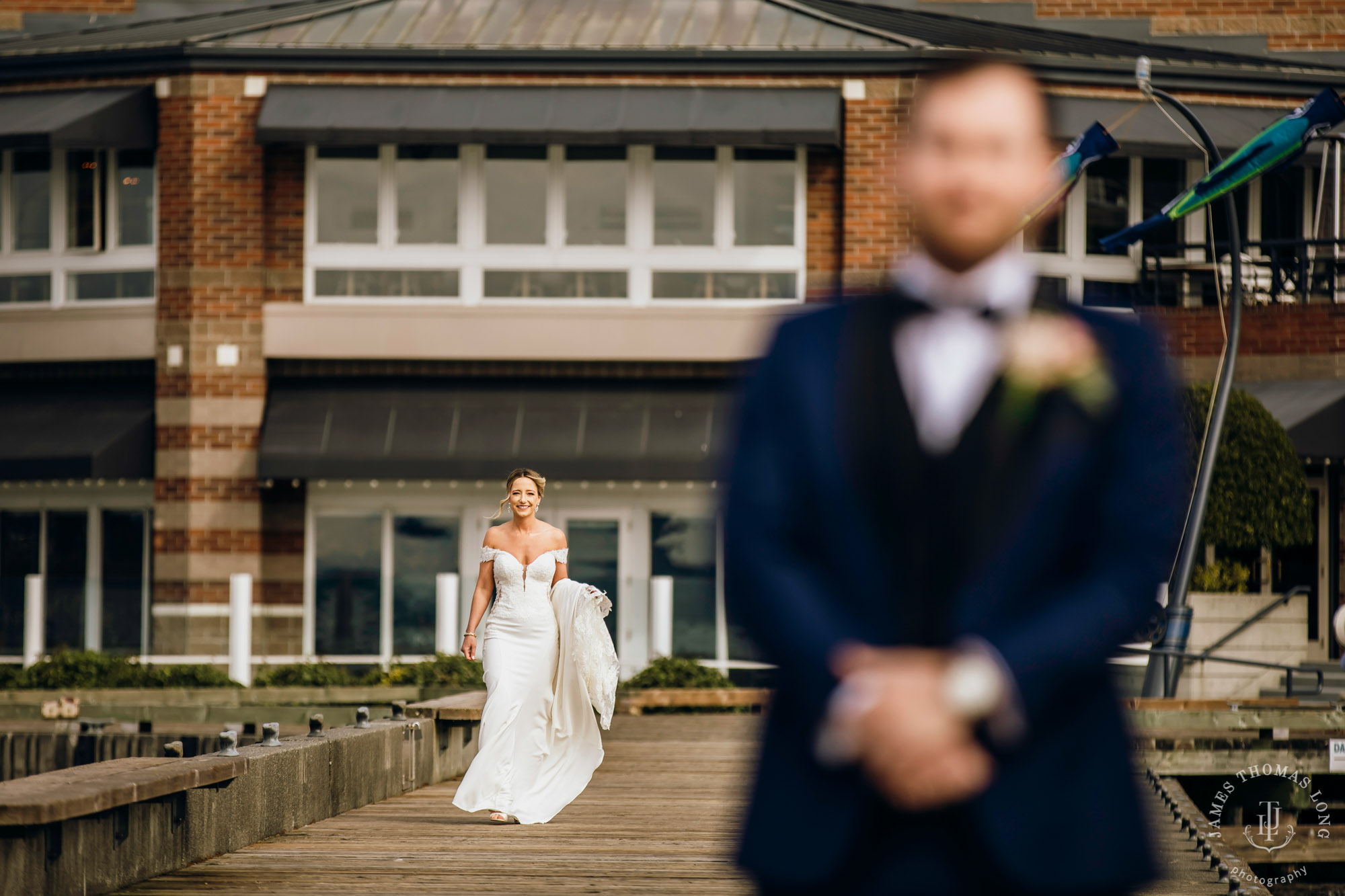 Woodmark Hotel Kirkland wedding by Seattle wedding photographer James Thomas Long Photography