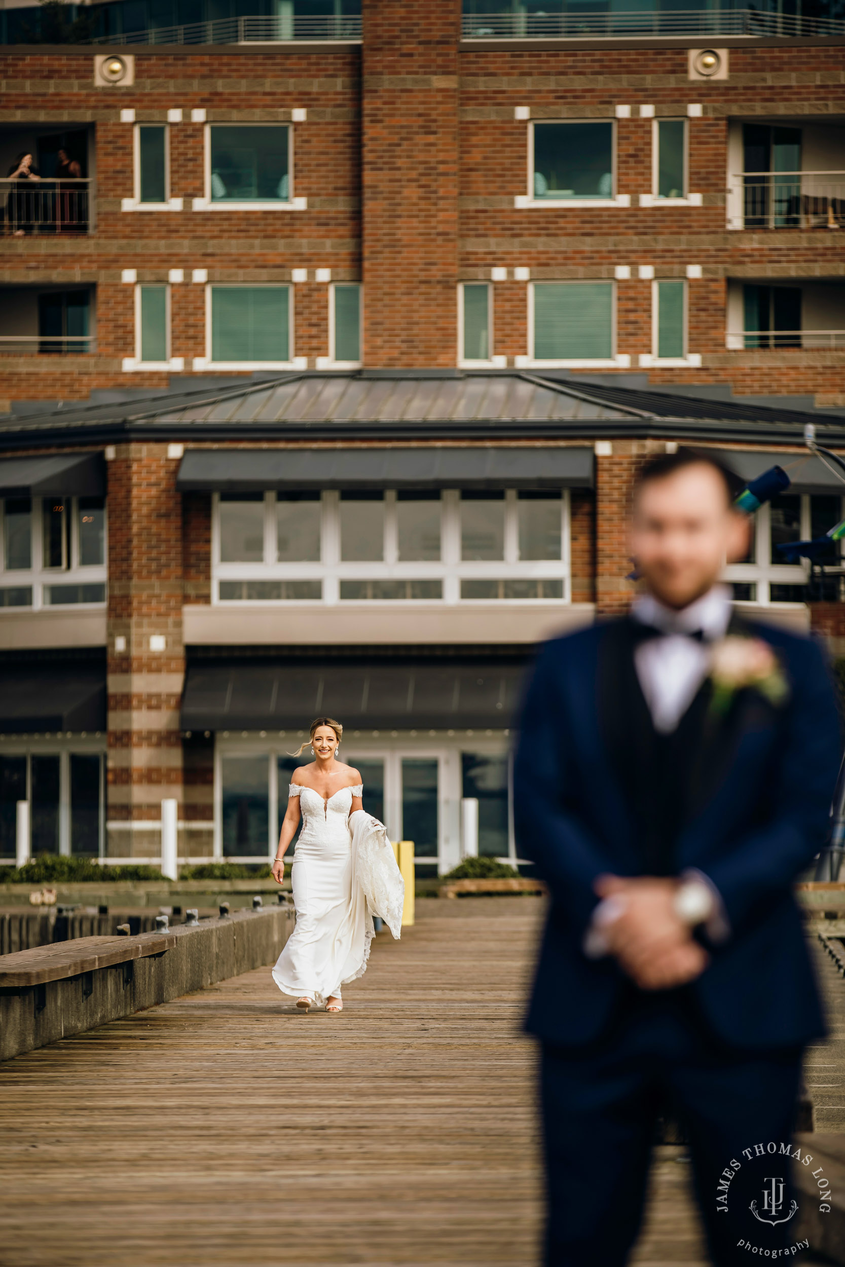 Woodmark Hotel Kirkland wedding by Seattle wedding photographer James Thomas Long Photography