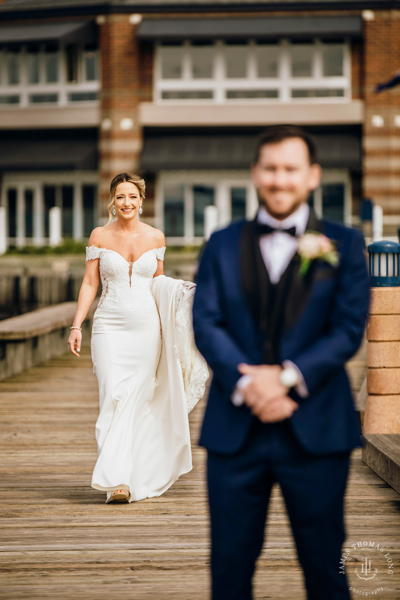 Woodmark Hotel Kirkland wedding by Seattle wedding photographer James Thomas Long Photography