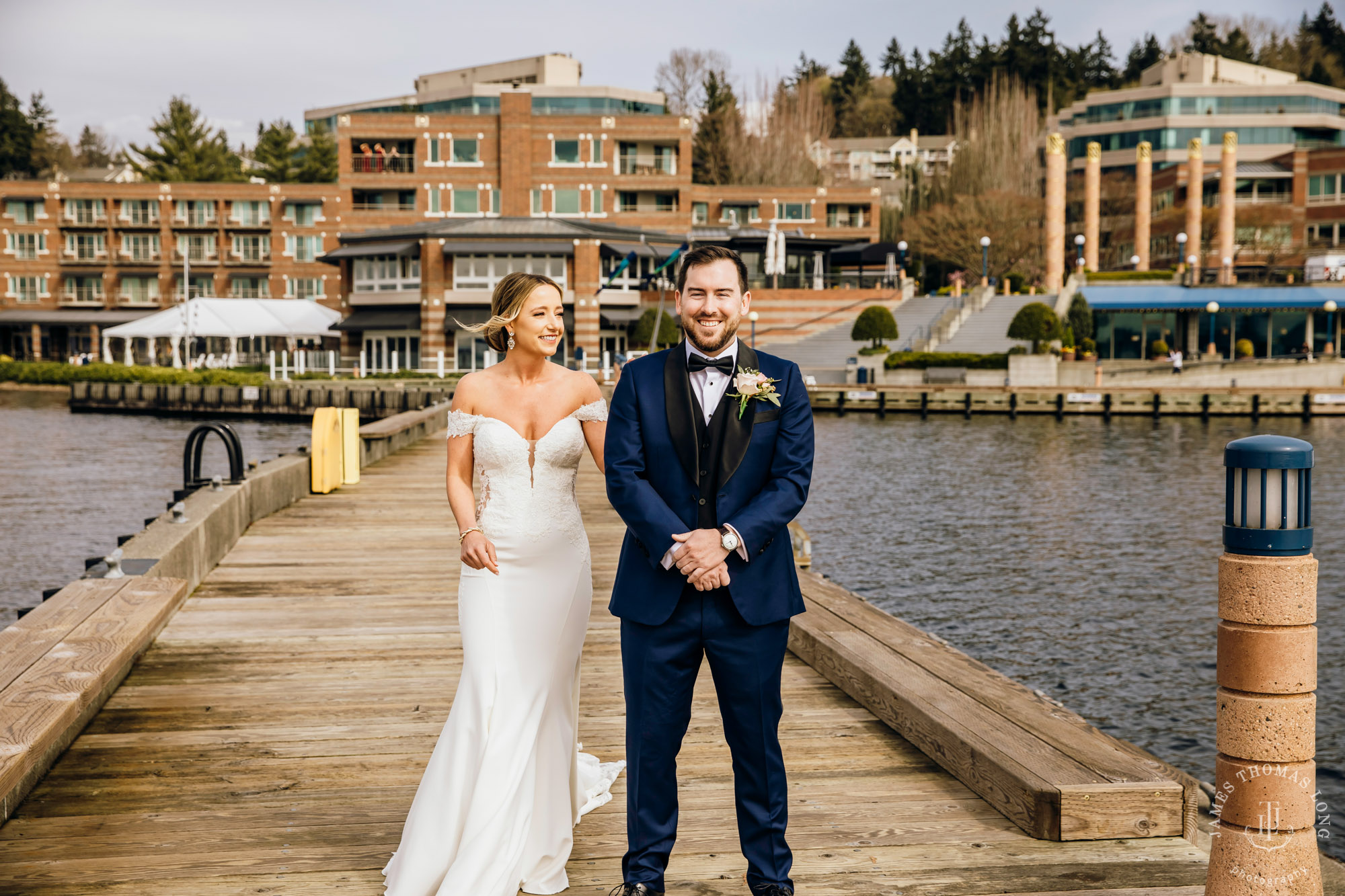 Woodmark Hotel Kirkland wedding by Seattle wedding photographer James Thomas Long Photography