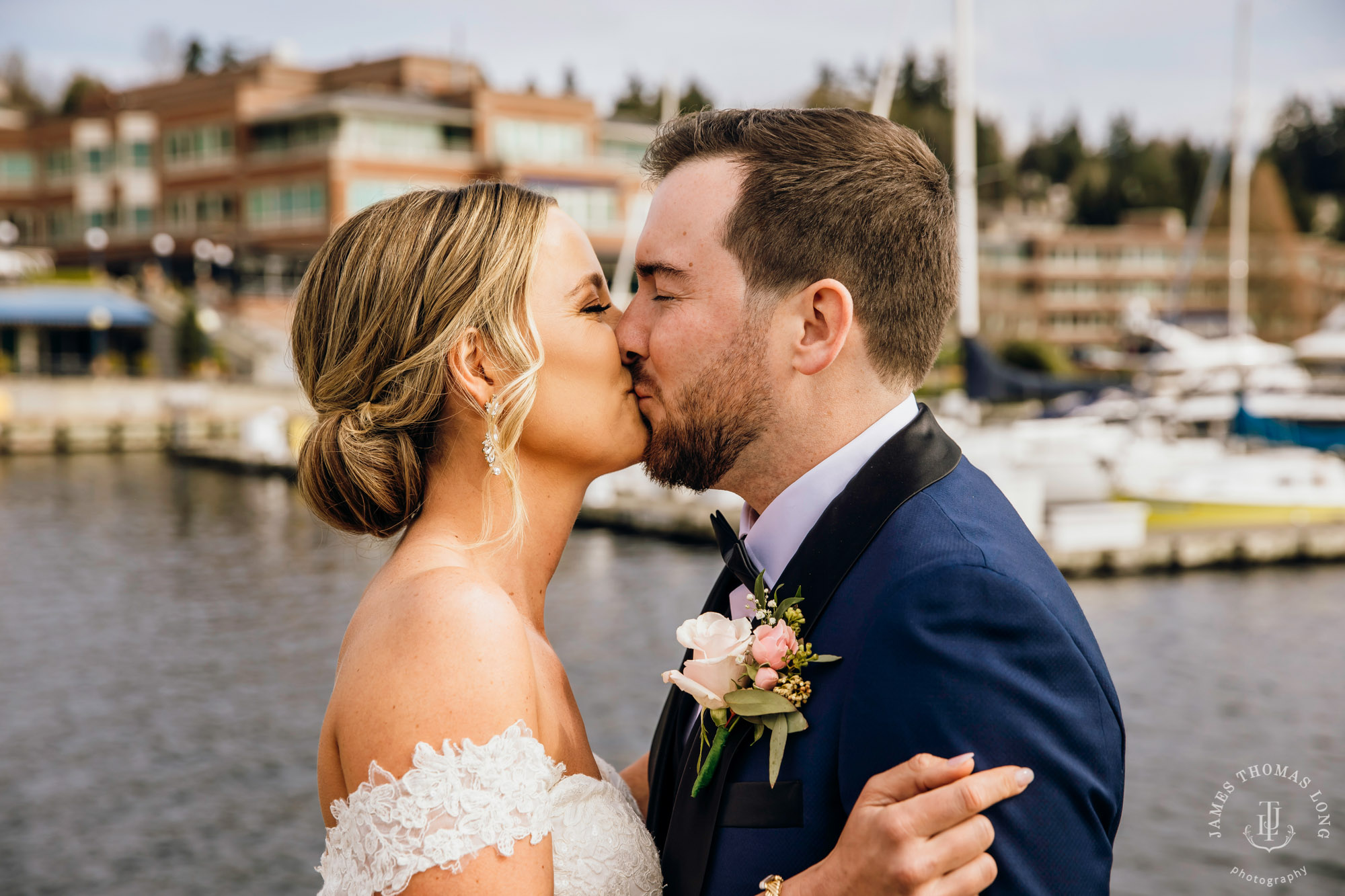 Woodmark Hotel Kirkland wedding by Seattle wedding photographer James Thomas Long Photography