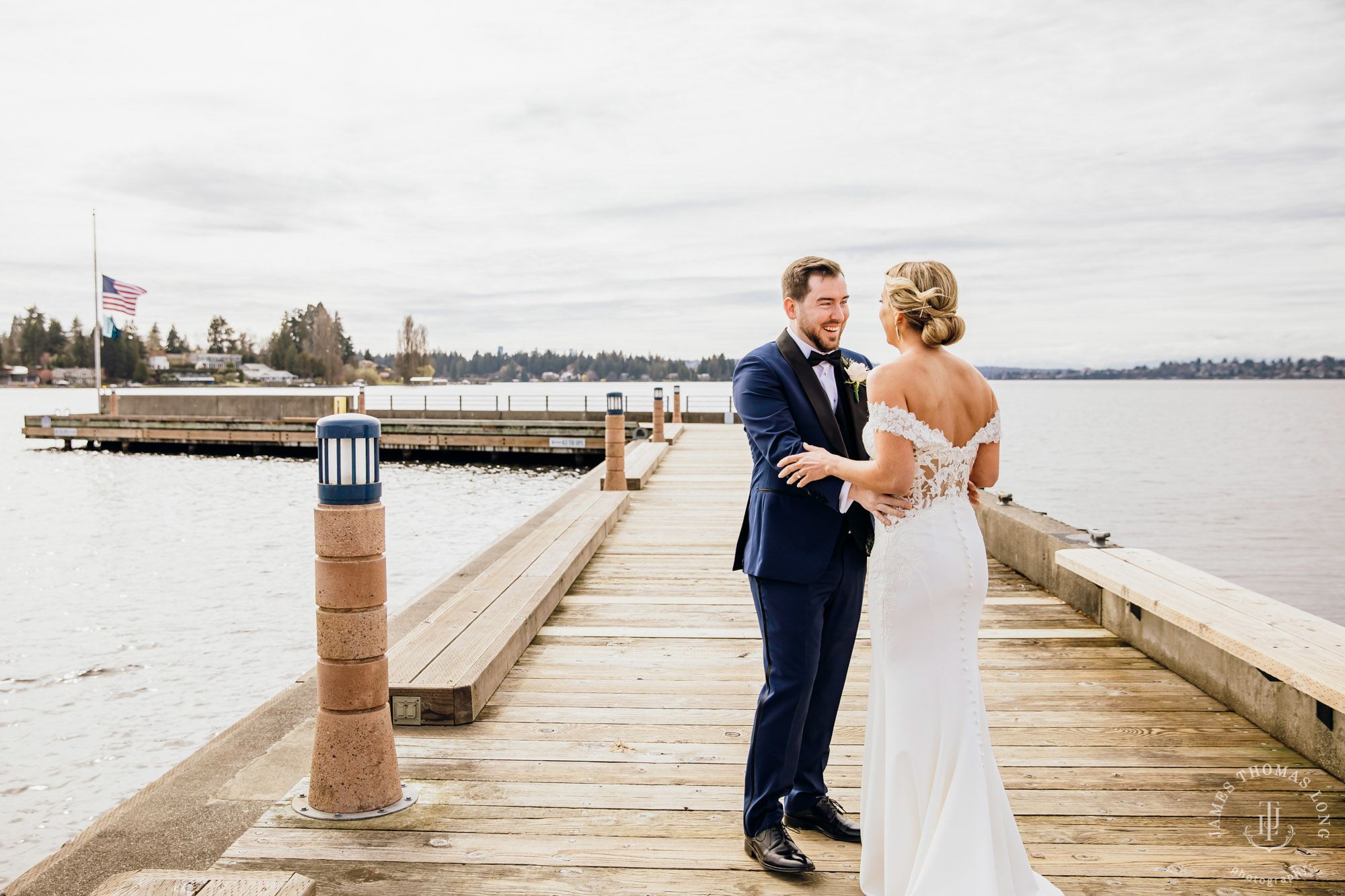 Woodmark Hotel Kirkland wedding by Seattle wedding photographer James Thomas Long Photography