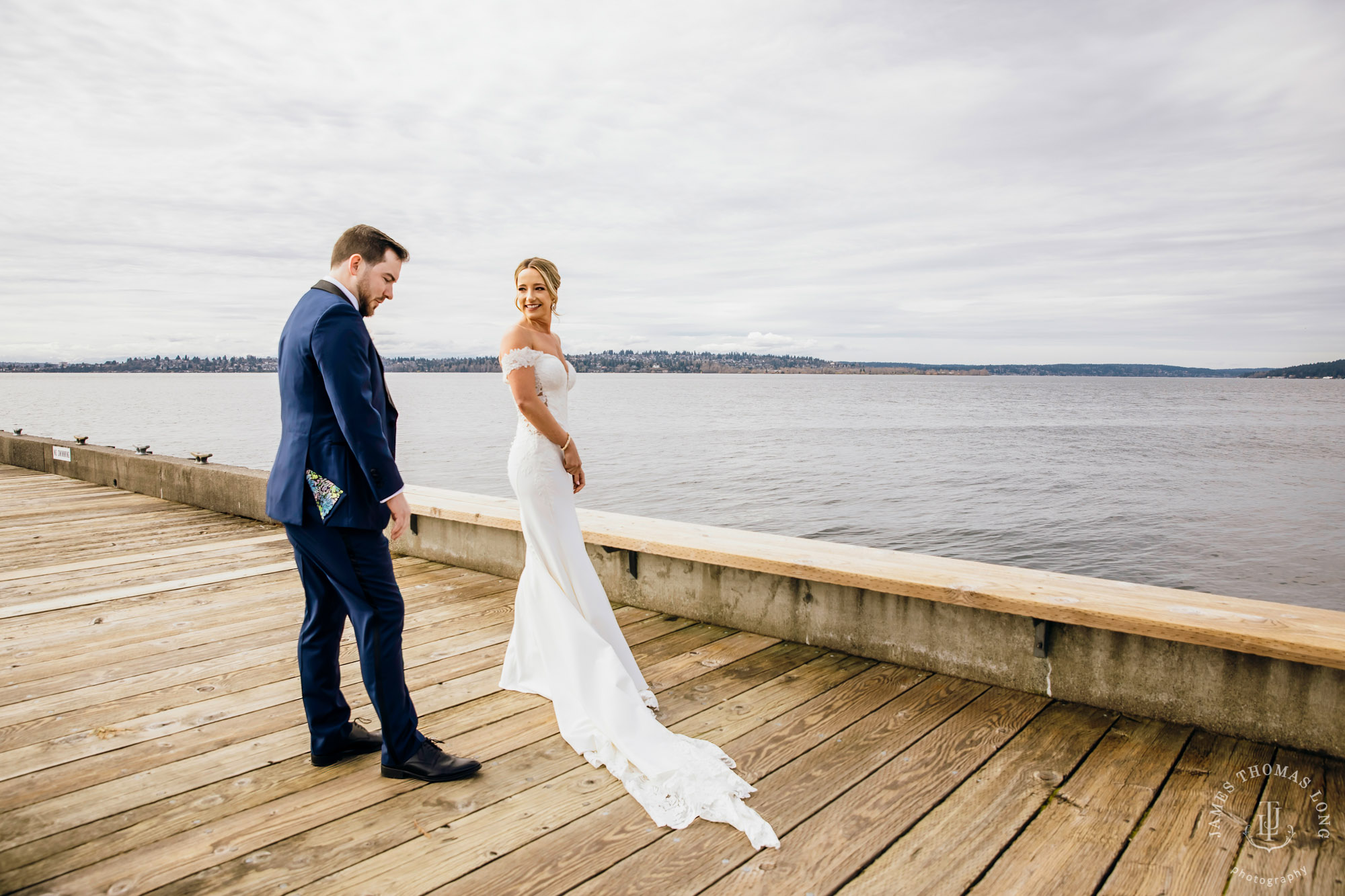 Woodmark Hotel Kirkland wedding by Seattle wedding photographer James Thomas Long Photography