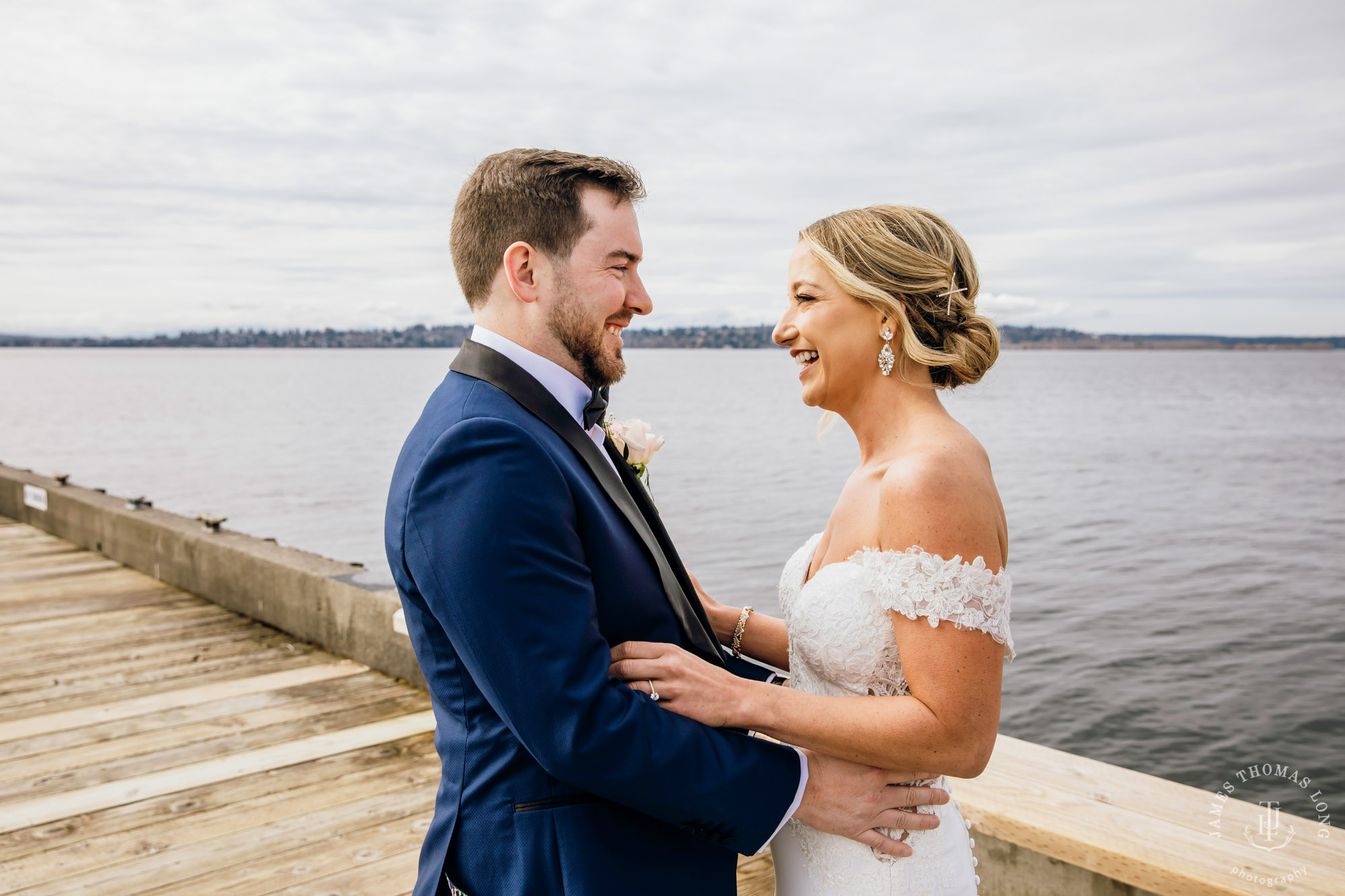 Woodmark Hotel Kirkland wedding by Seattle wedding photographer James Thomas Long Photography