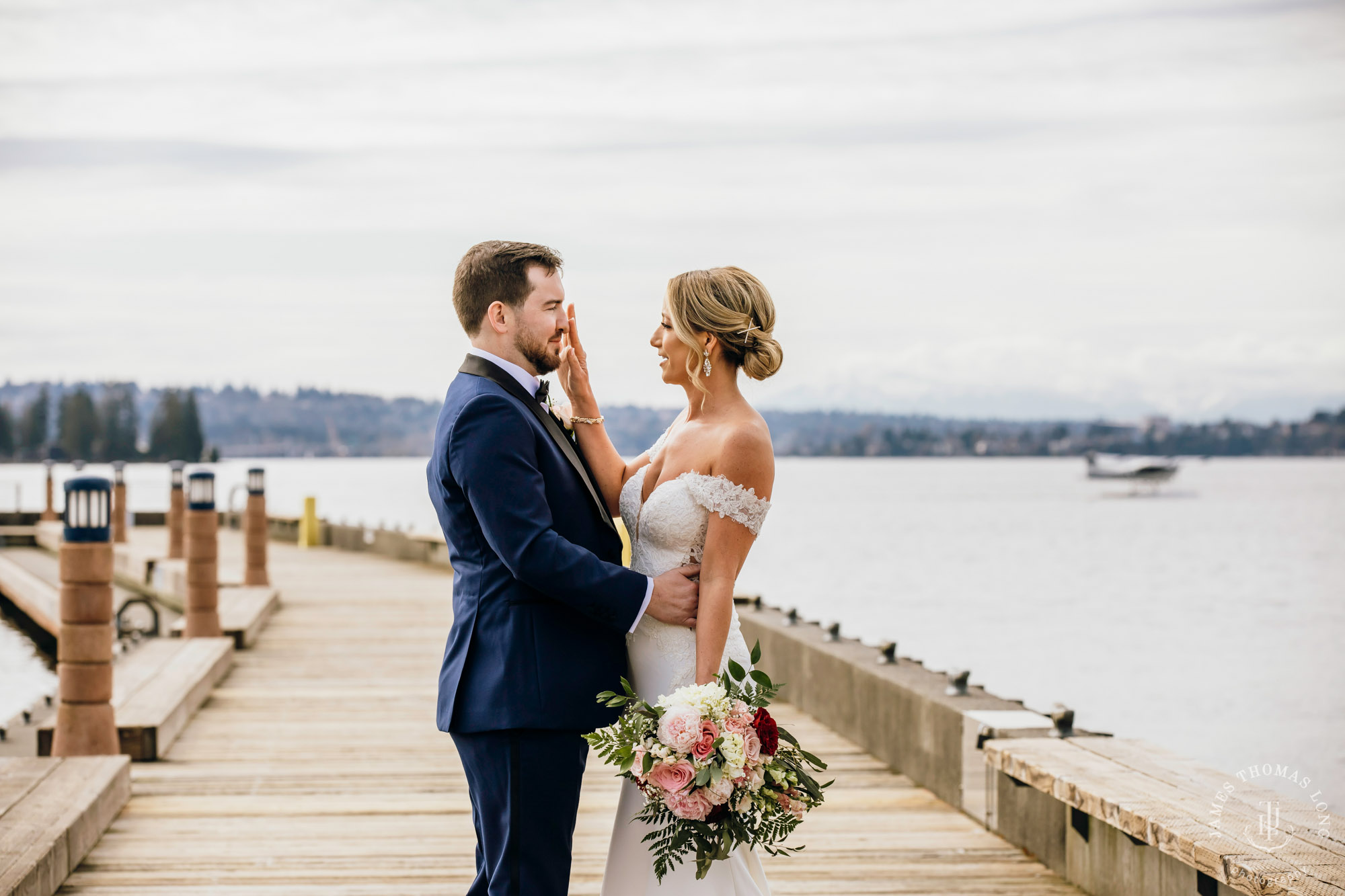 Woodmark Hotel Kirkland wedding by Seattle wedding photographer James Thomas Long Photography