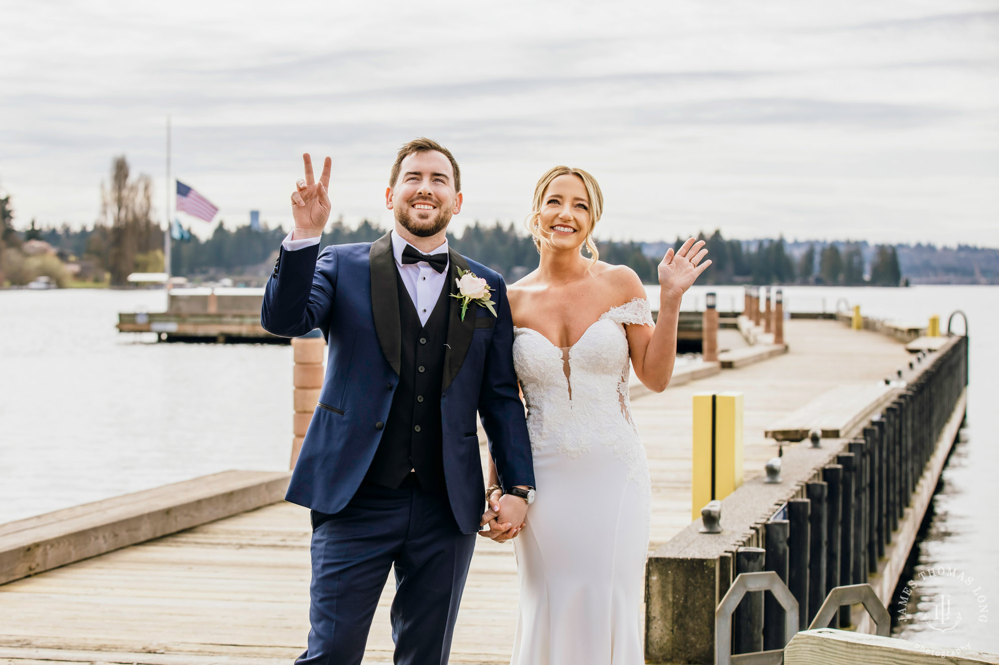 Woodmark Hotel Kirkland wedding by Seattle wedding photographer James Thomas Long Photography