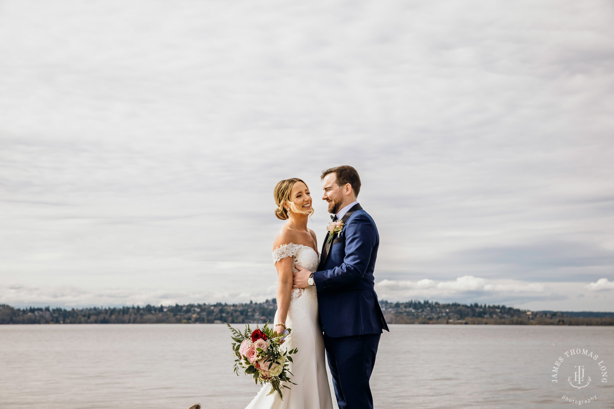 Woodmark Hotel Kirkland wedding by Seattle wedding photographer James Thomas Long Photography