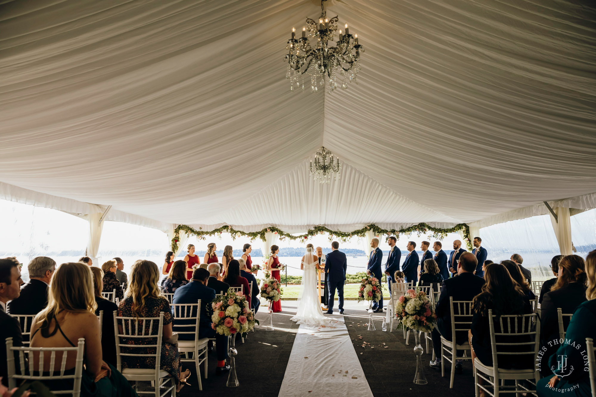 Woodmark Hotel Kirkland wedding by Seattle wedding photographer James Thomas Long Photography