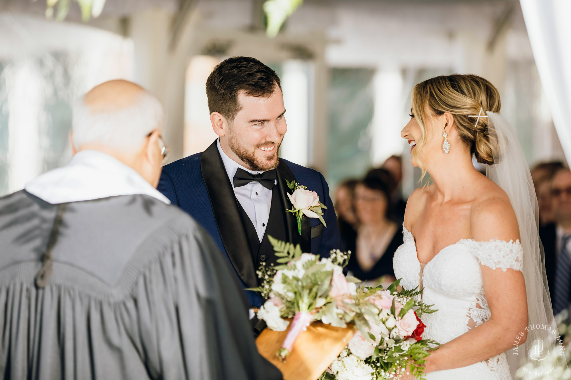 Woodmark Hotel Kirkland wedding by Seattle wedding photographer James Thomas Long Photography