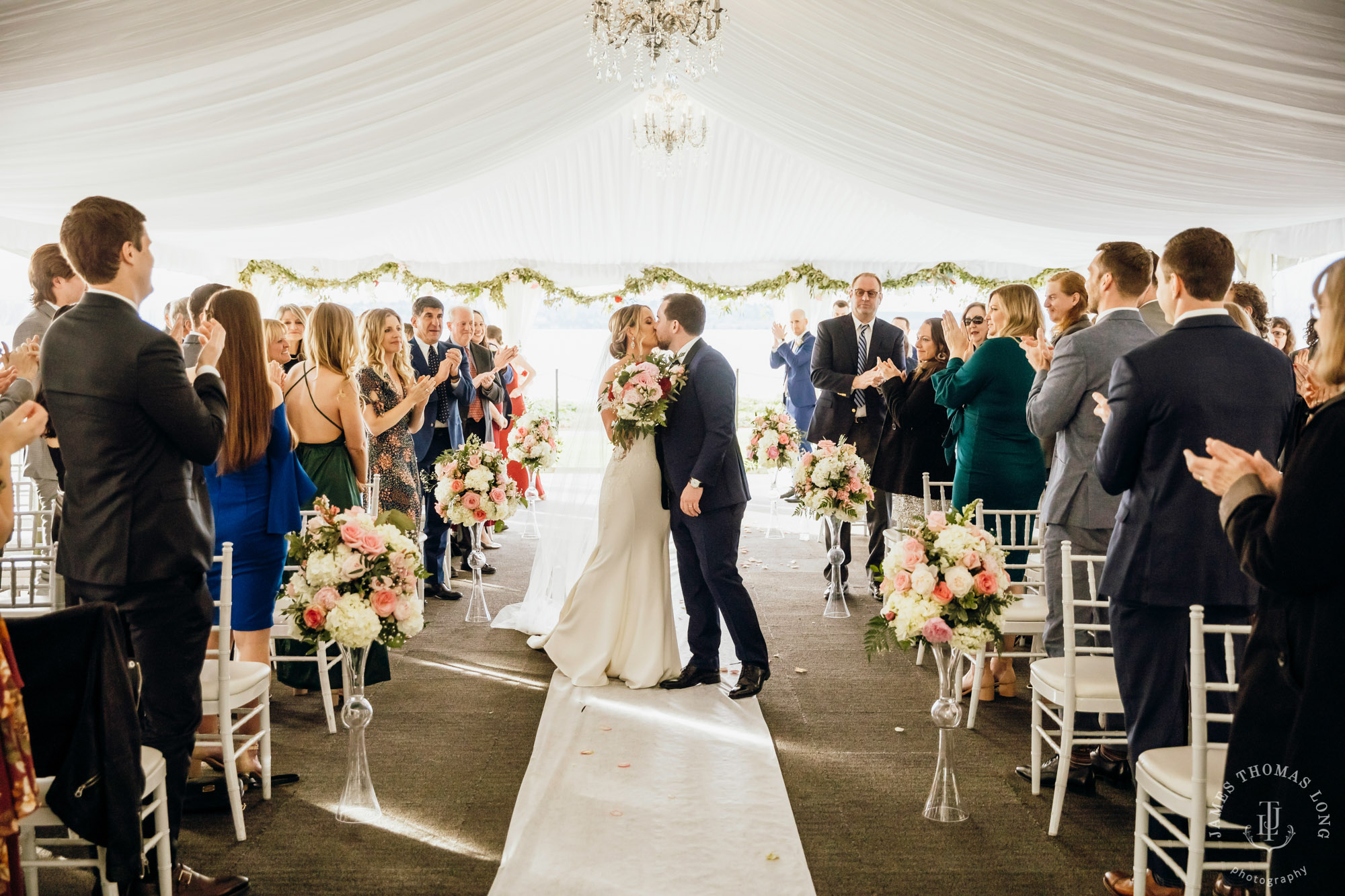 Woodmark Hotel Kirkland wedding by Seattle wedding photographer James Thomas Long Photography