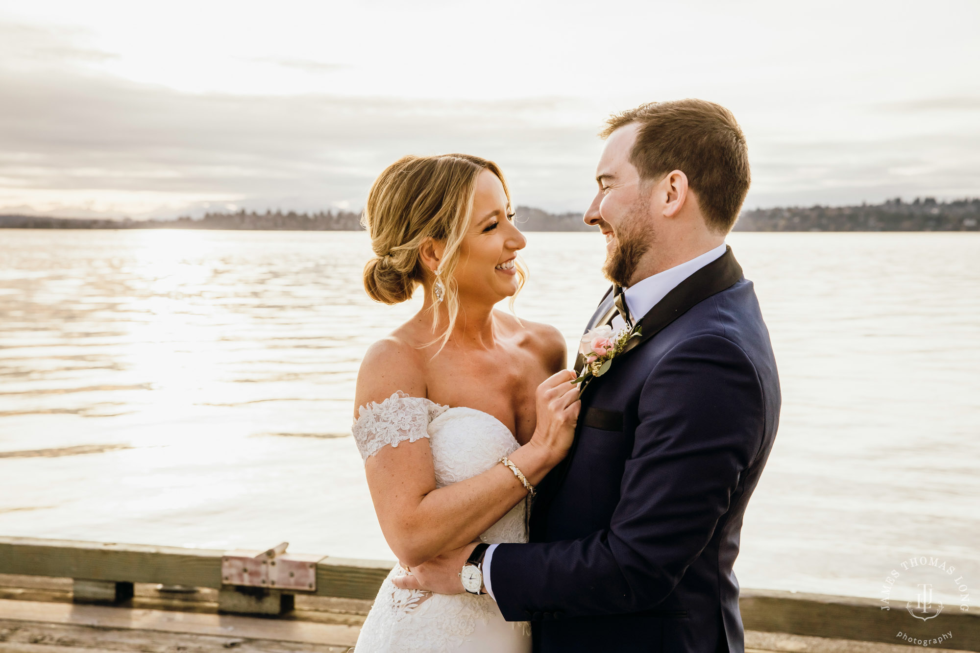 Woodmark Hotel Kirkland wedding by Seattle wedding photographer James Thomas Long Photography