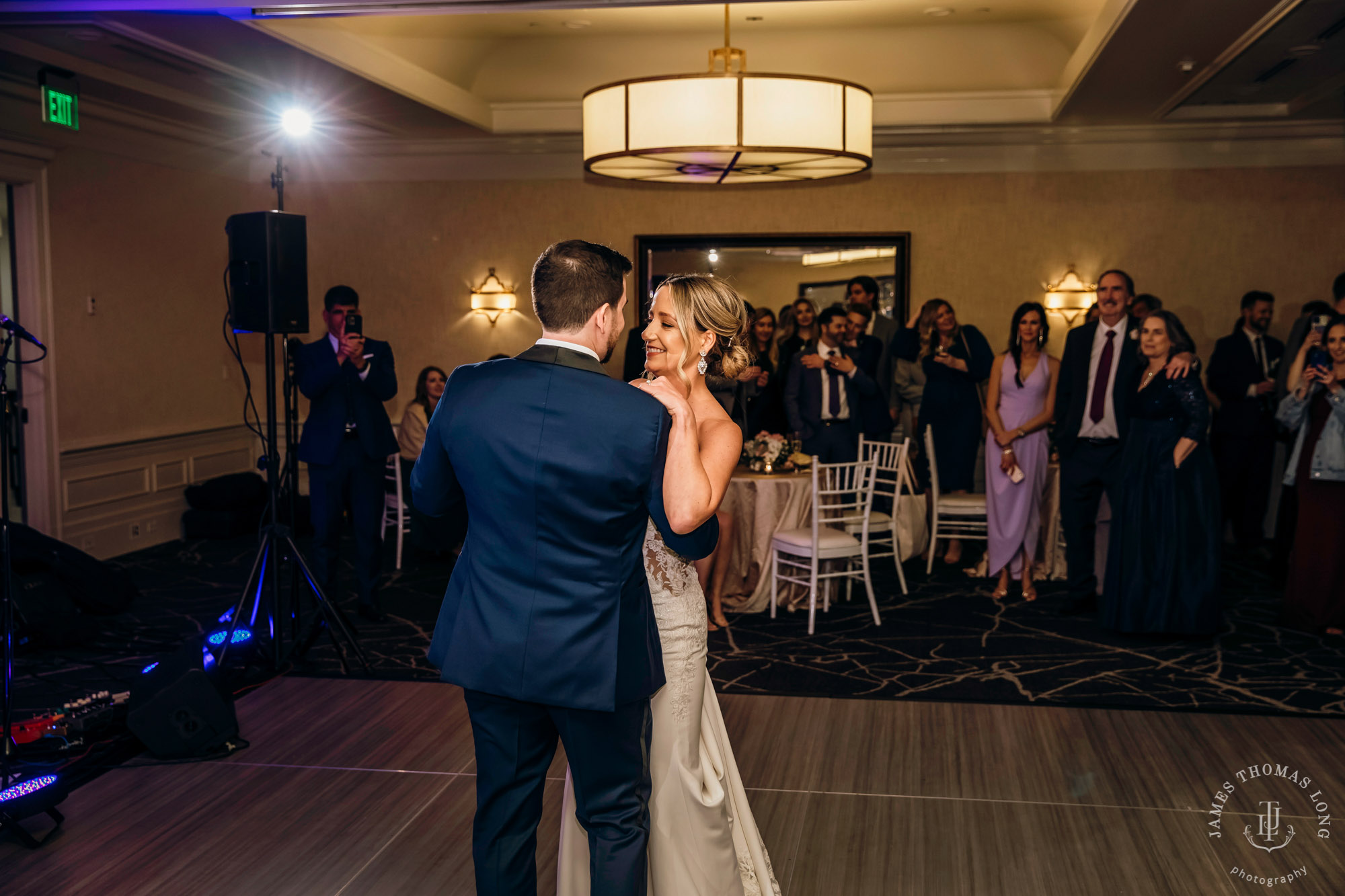 Woodmark Hotel Kirkland wedding by Seattle wedding photographer James Thomas Long Photography