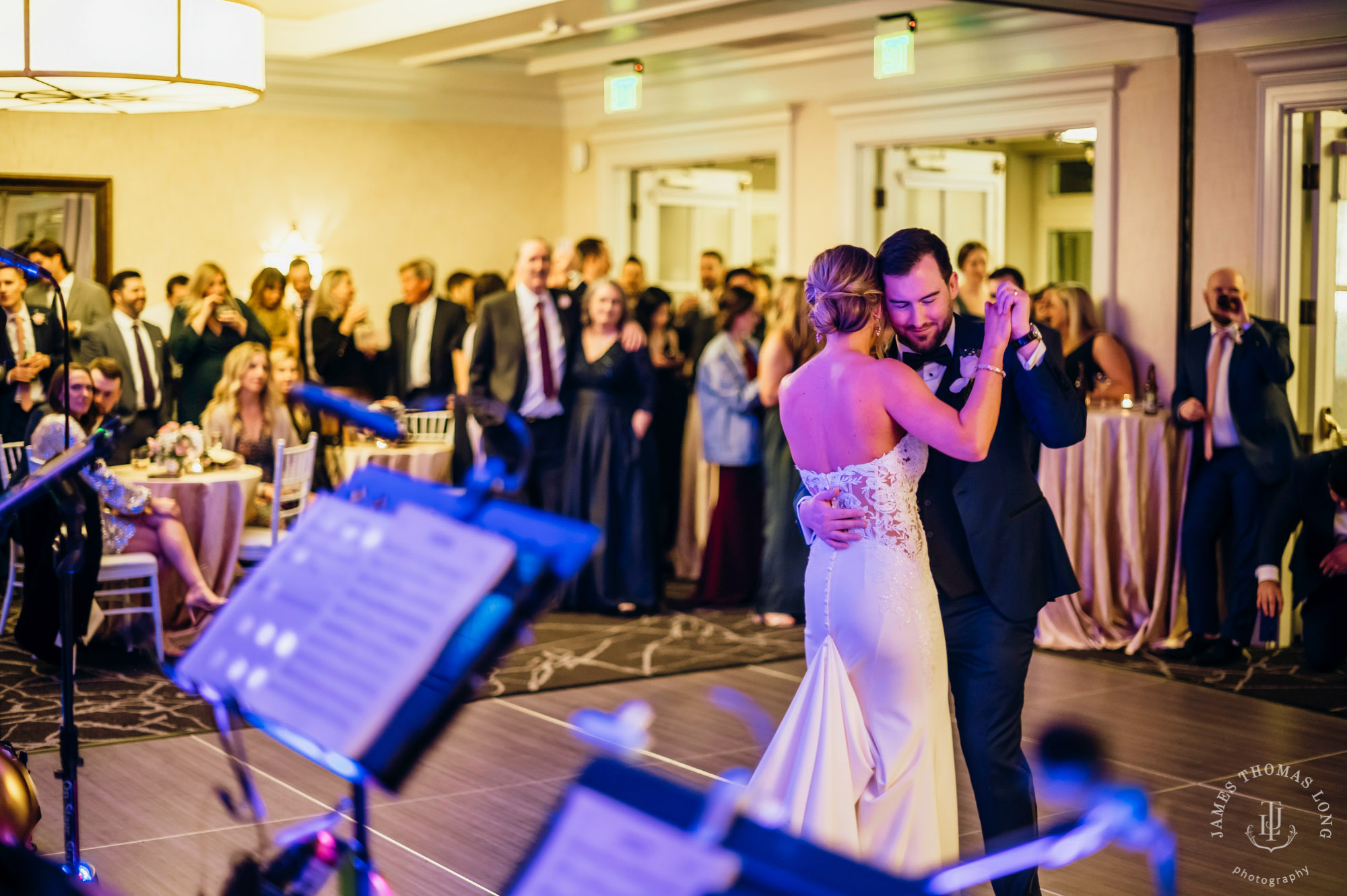 Woodmark Hotel Kirkland wedding by Seattle wedding photographer James Thomas Long Photography