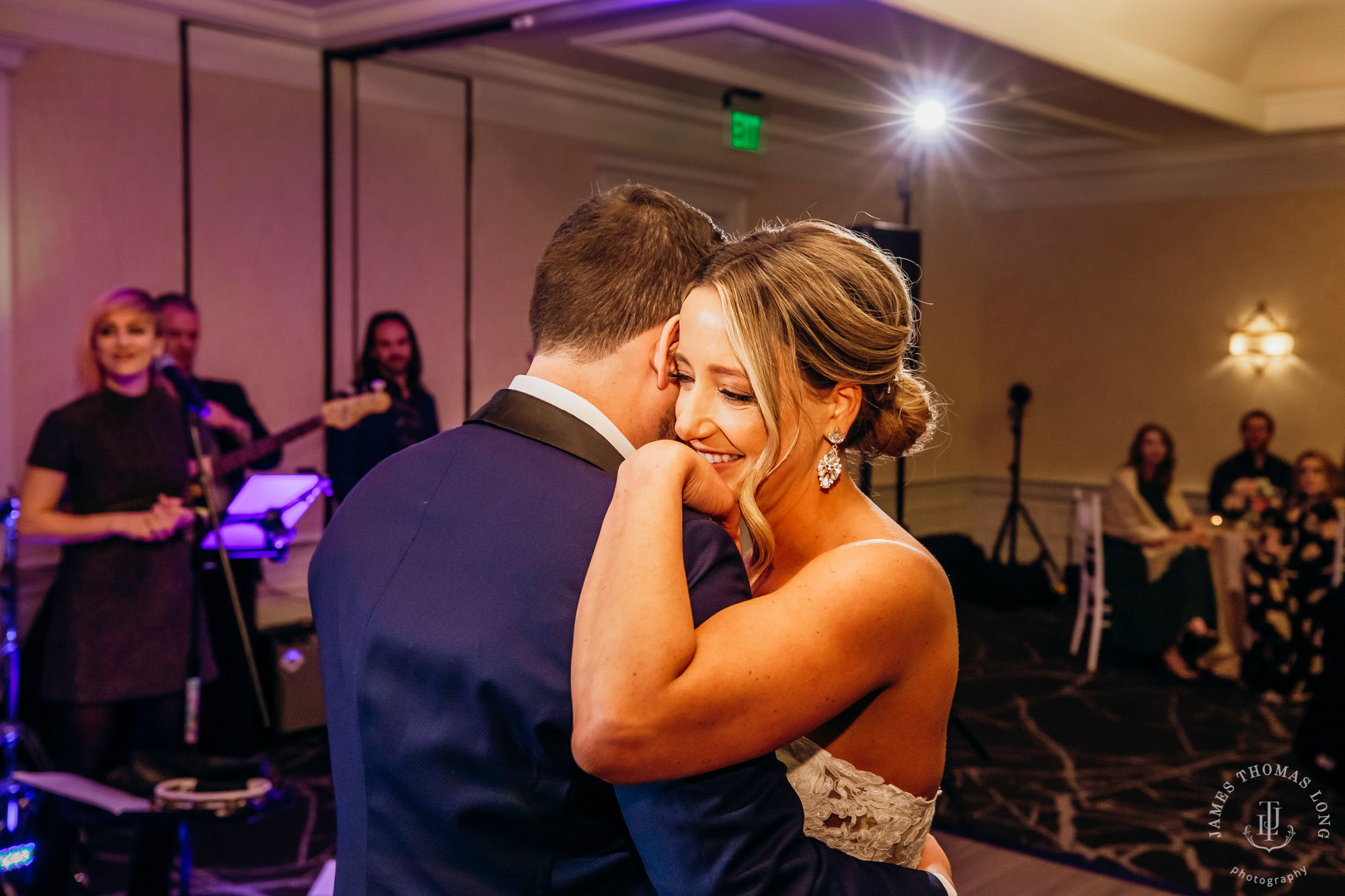 Woodmark Hotel Kirkland wedding by Seattle wedding photographer James Thomas Long Photography