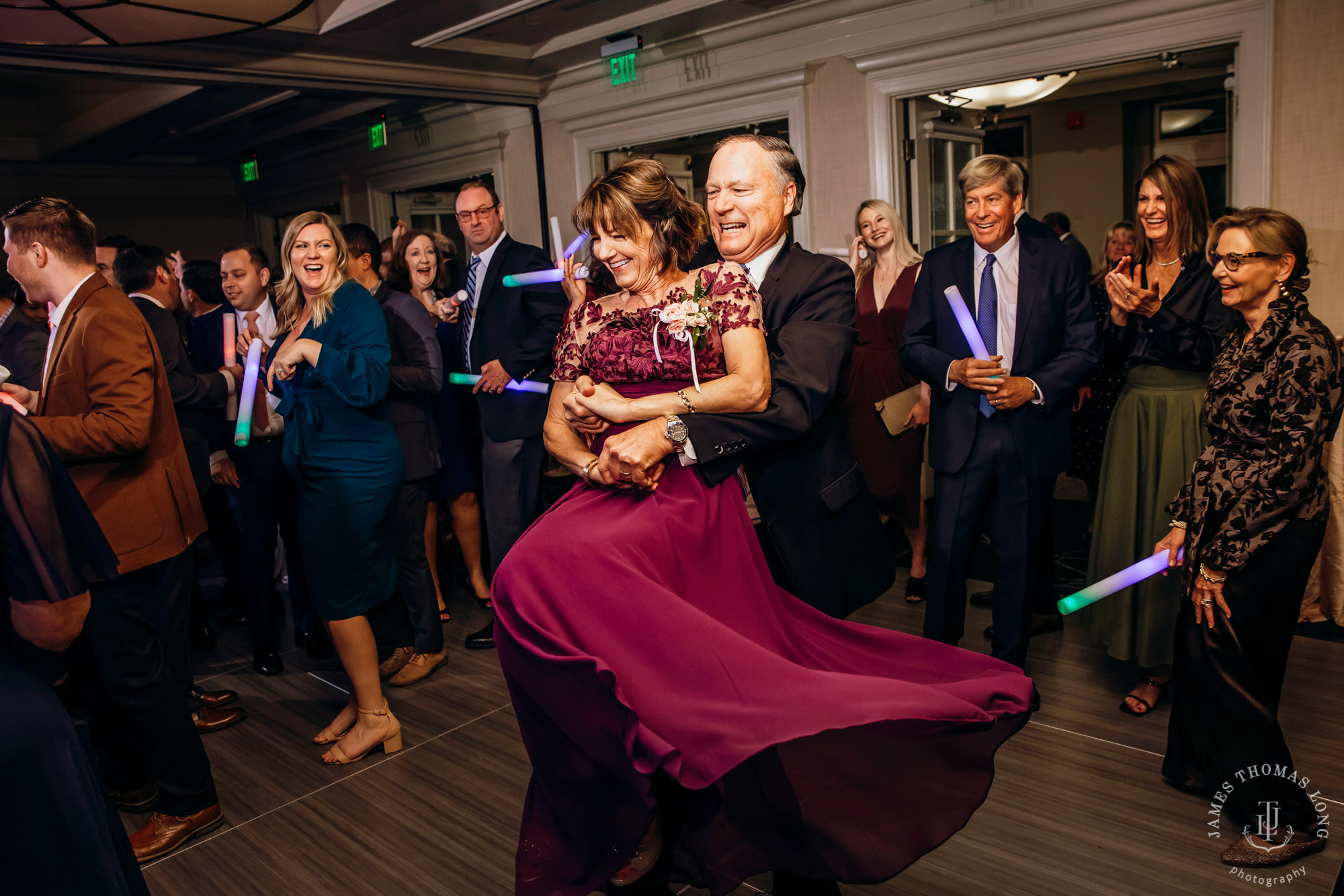 Woodmark Hotel Kirkland wedding by Seattle wedding photographer James Thomas Long Photography