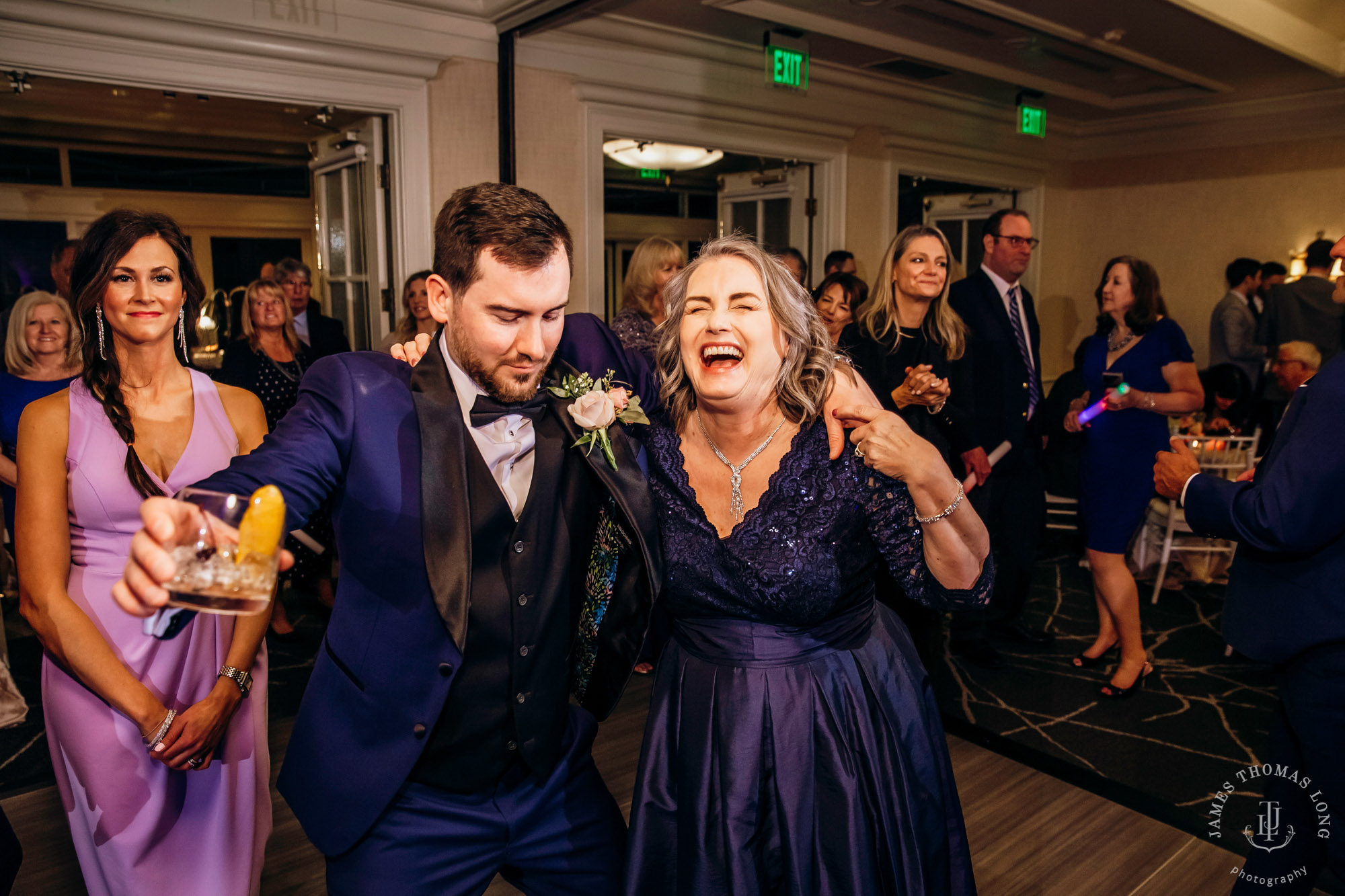 Woodmark Hotel Kirkland wedding by Seattle wedding photographer James Thomas Long Photography