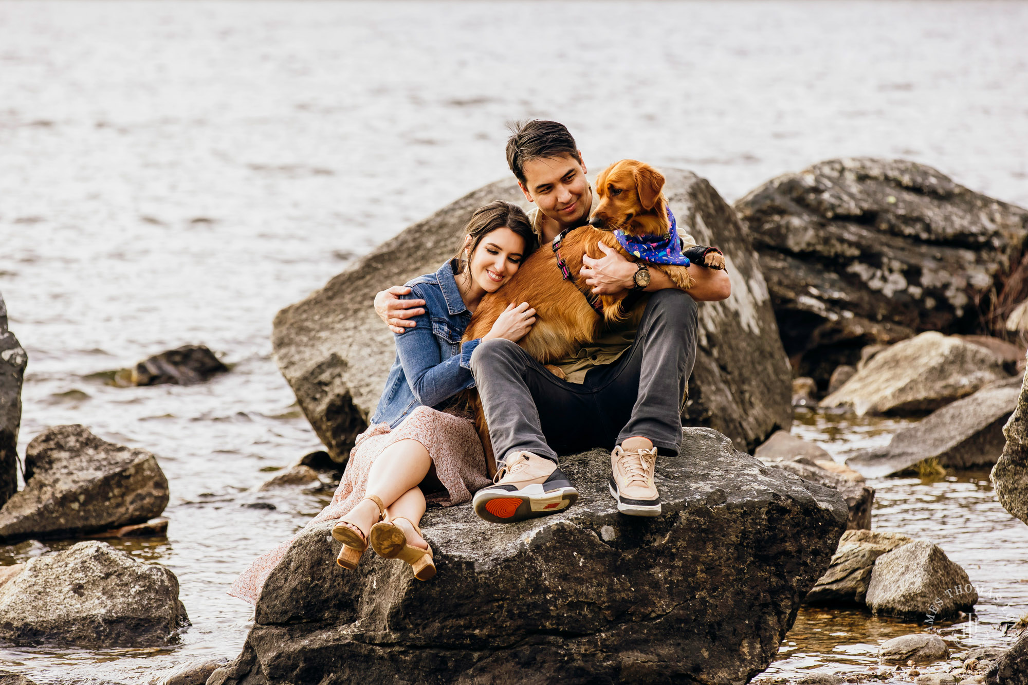 Seattle Cascade Mountain adventure engagement session by Seattle adventure elopement photographer James Thomas Long Photography