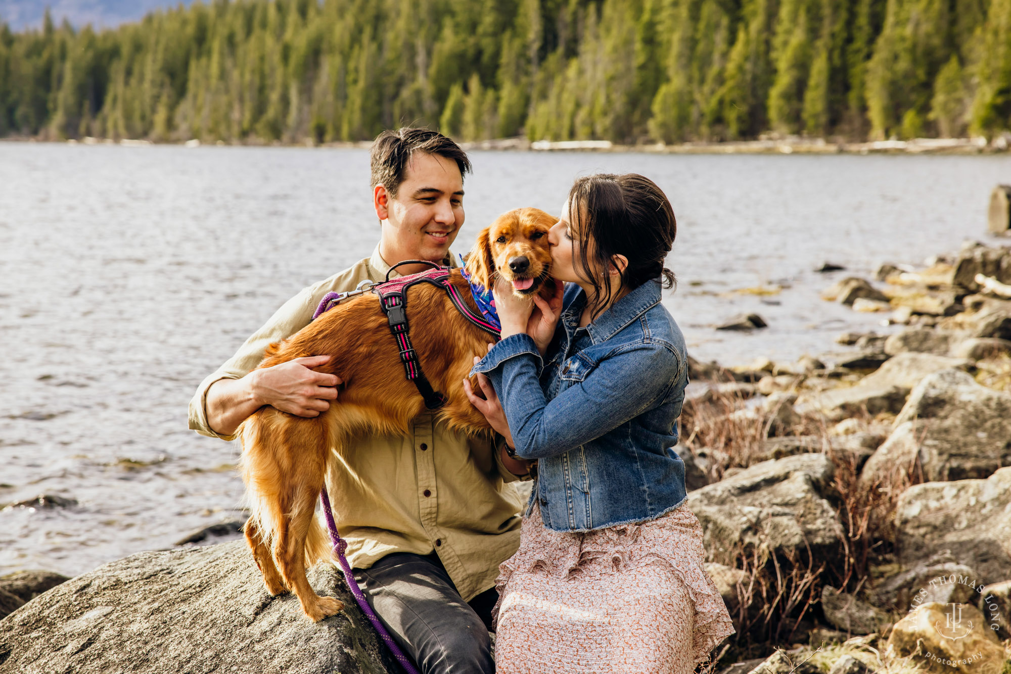 Seattle Cascade Mountain adventure engagement session by Seattle adventure elopement photographer James Thomas Long Photography