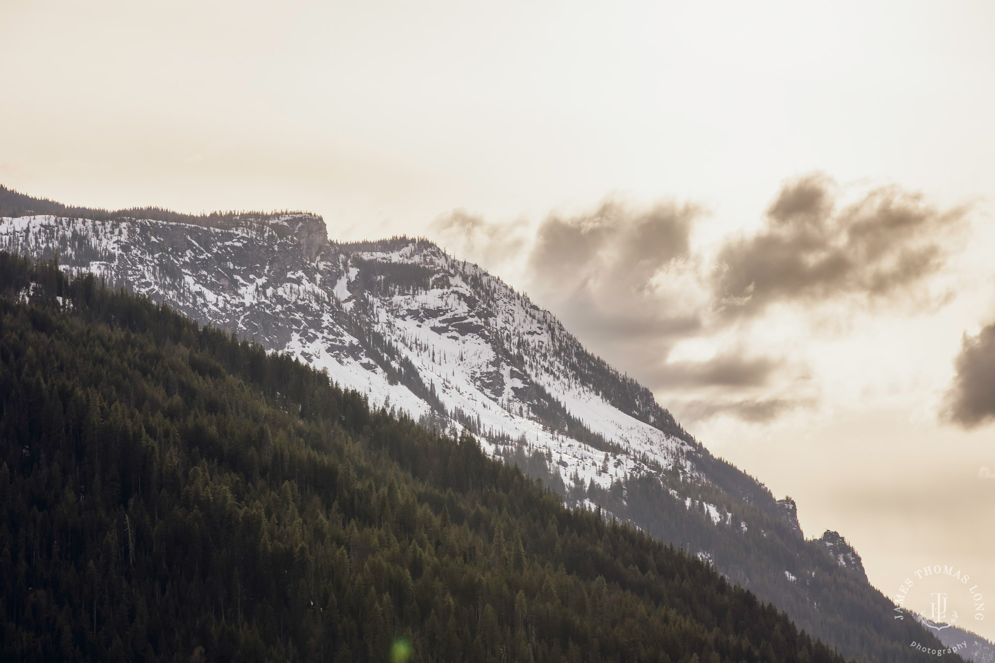 Seattle Cascade Mountain adventure engagement session by Seattle adventure elopement photographer James Thomas Long Photography